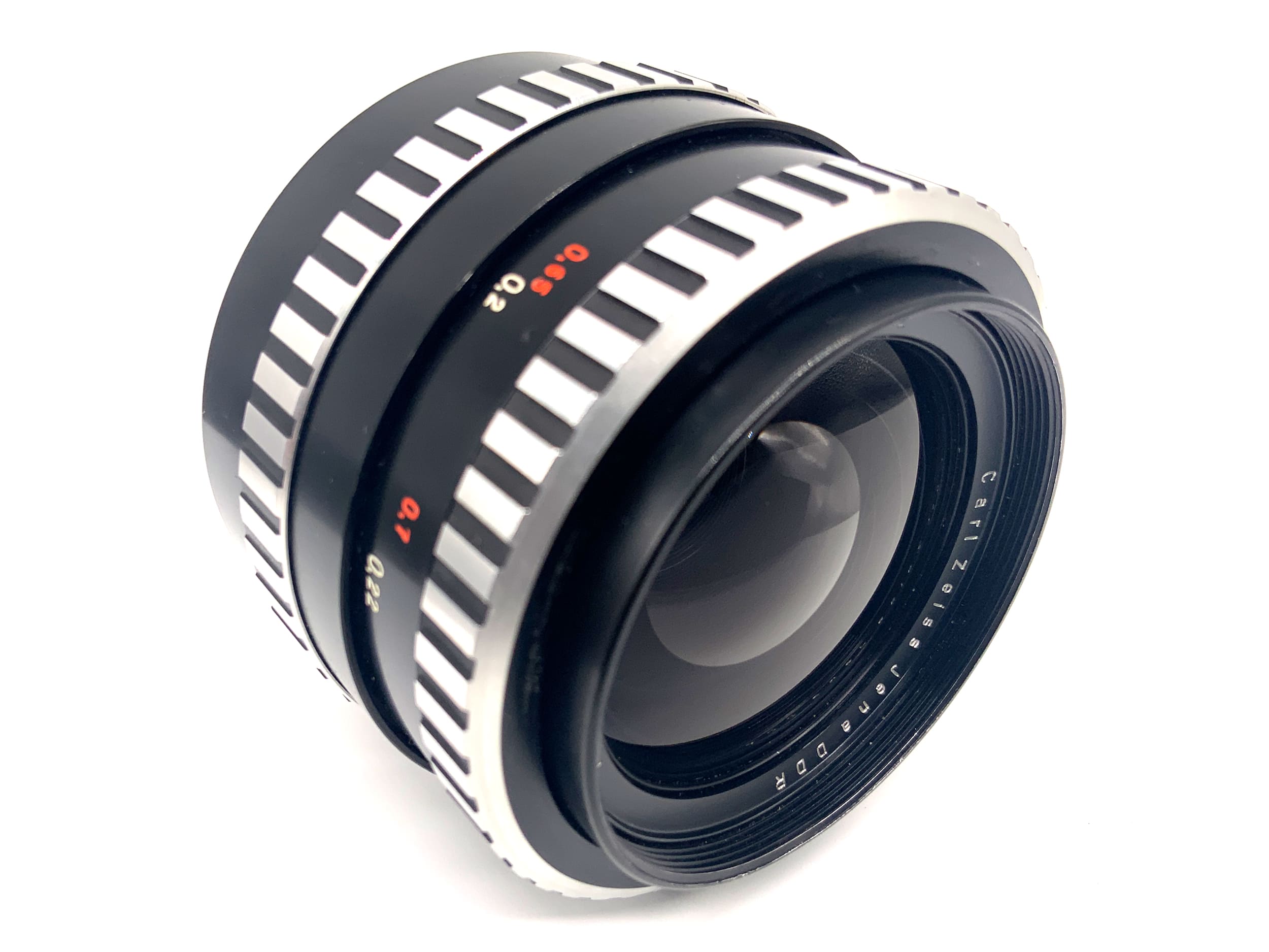 Carl Zeiss Jena Flektogon 35mm 1:2.8 Objektiv Zebra Festbrennweite (M42)