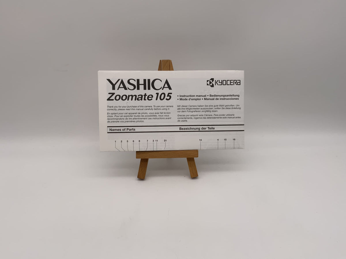 Yashica Zoomate 105 User Manual German