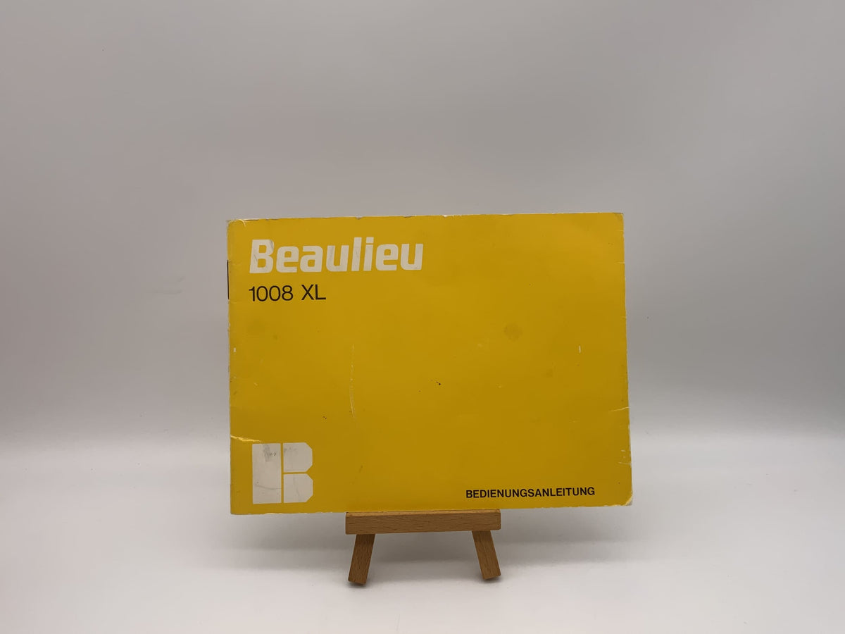 Beaulieu 1008 XL User Manual German