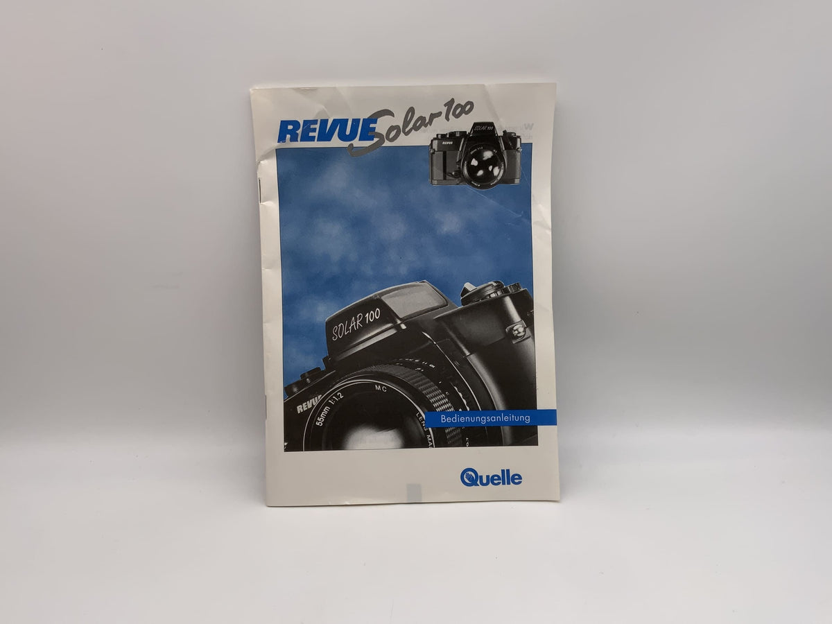 Revue Solar 100 User Manual (German)