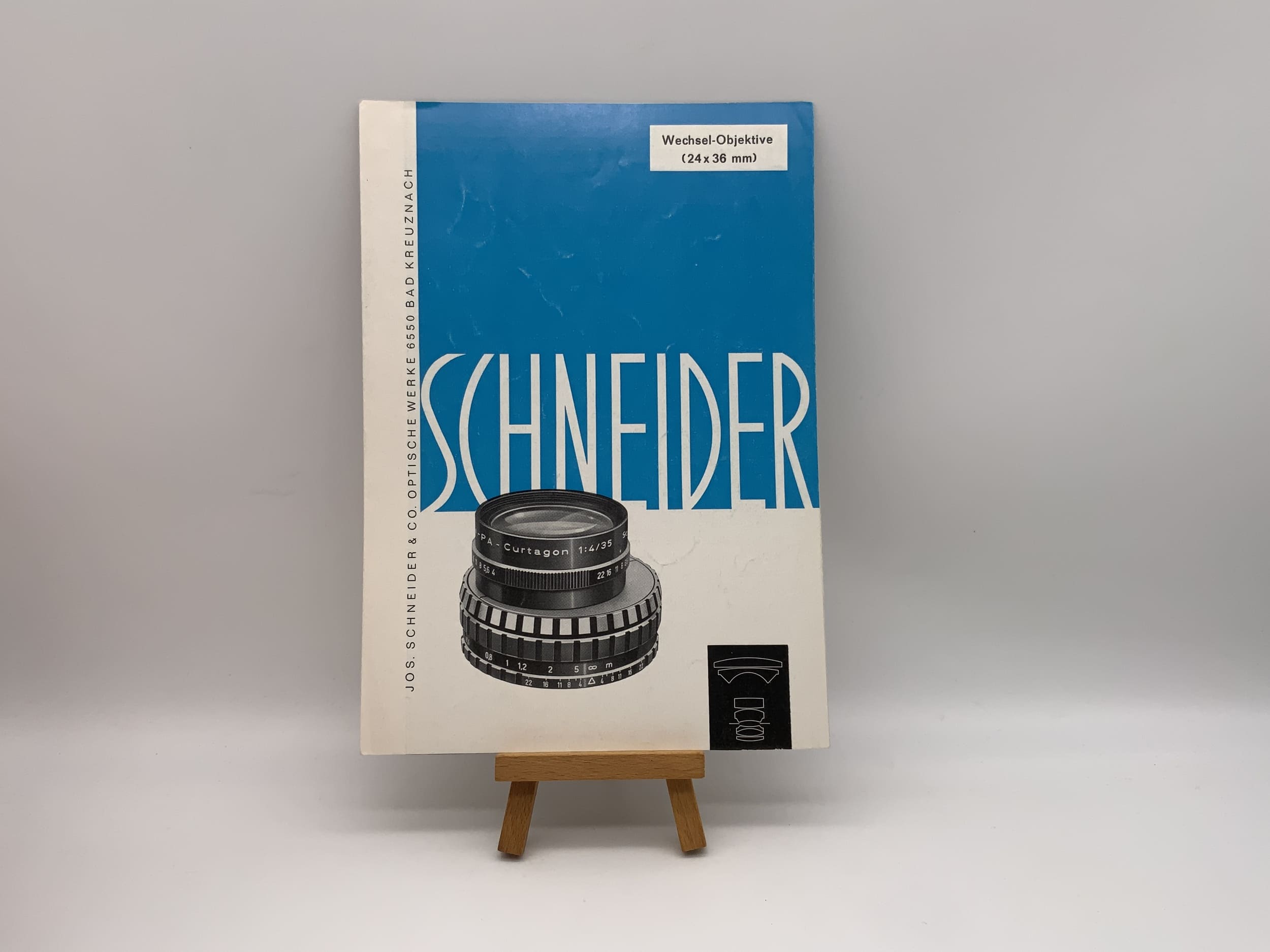Schneider Optik Kreuznach Interchangeable Lenses (24 x 36mm) Brochure German