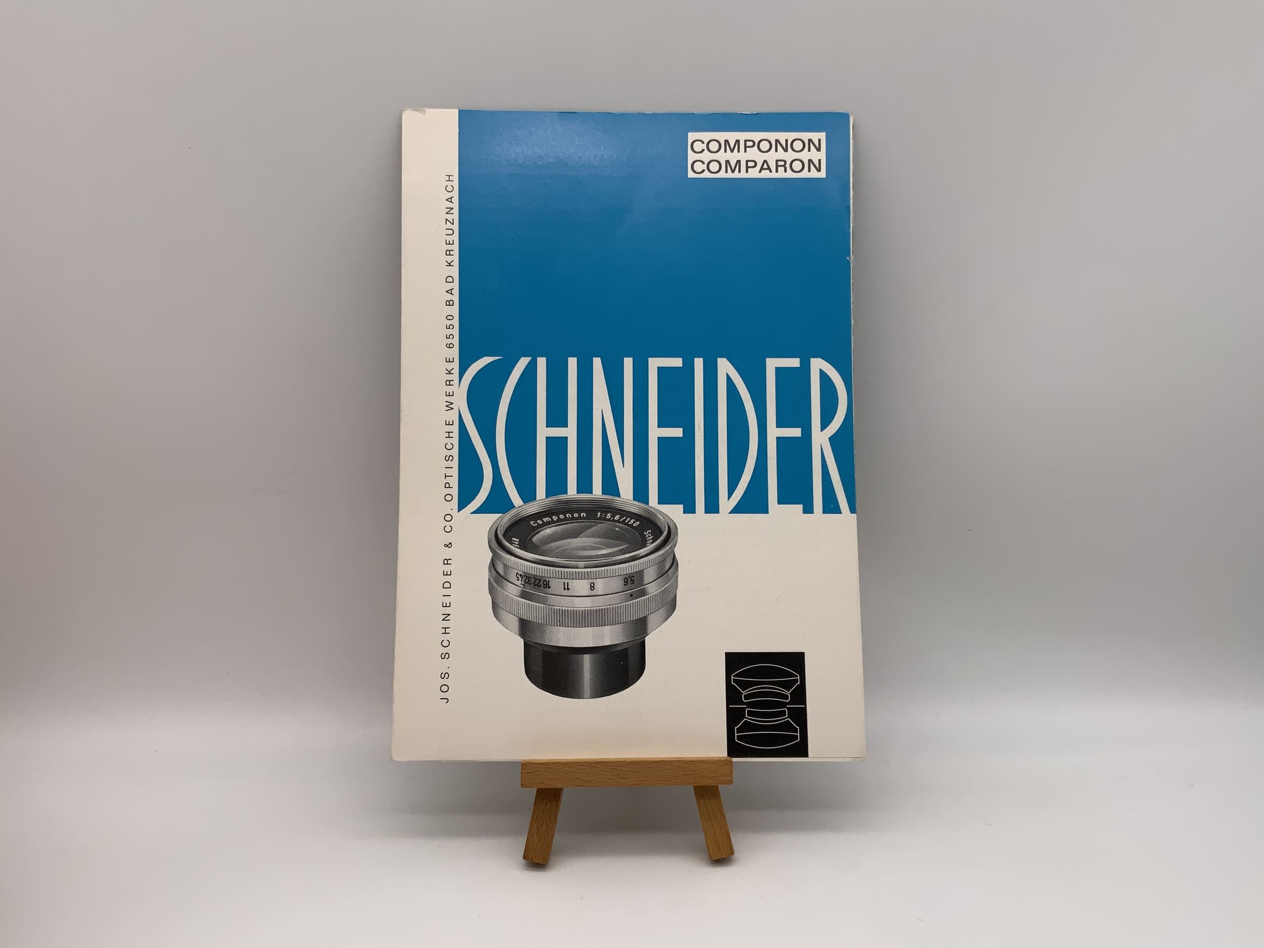 Schneider Optik Kreuznach Brochure Componon / Comparon Allemand