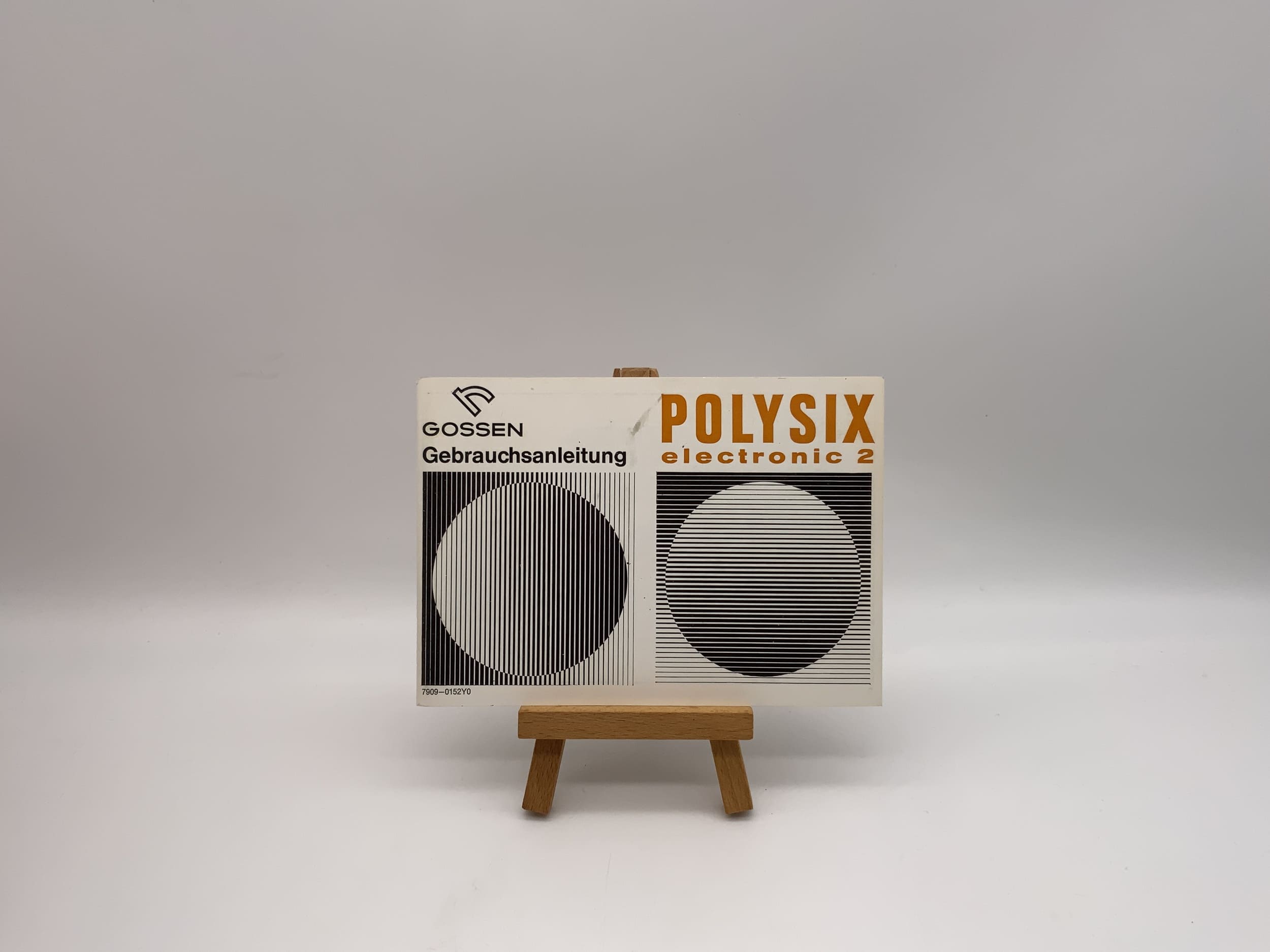 Manuel d'utilisation Gossen Polysix Electronic 2 (allemand)