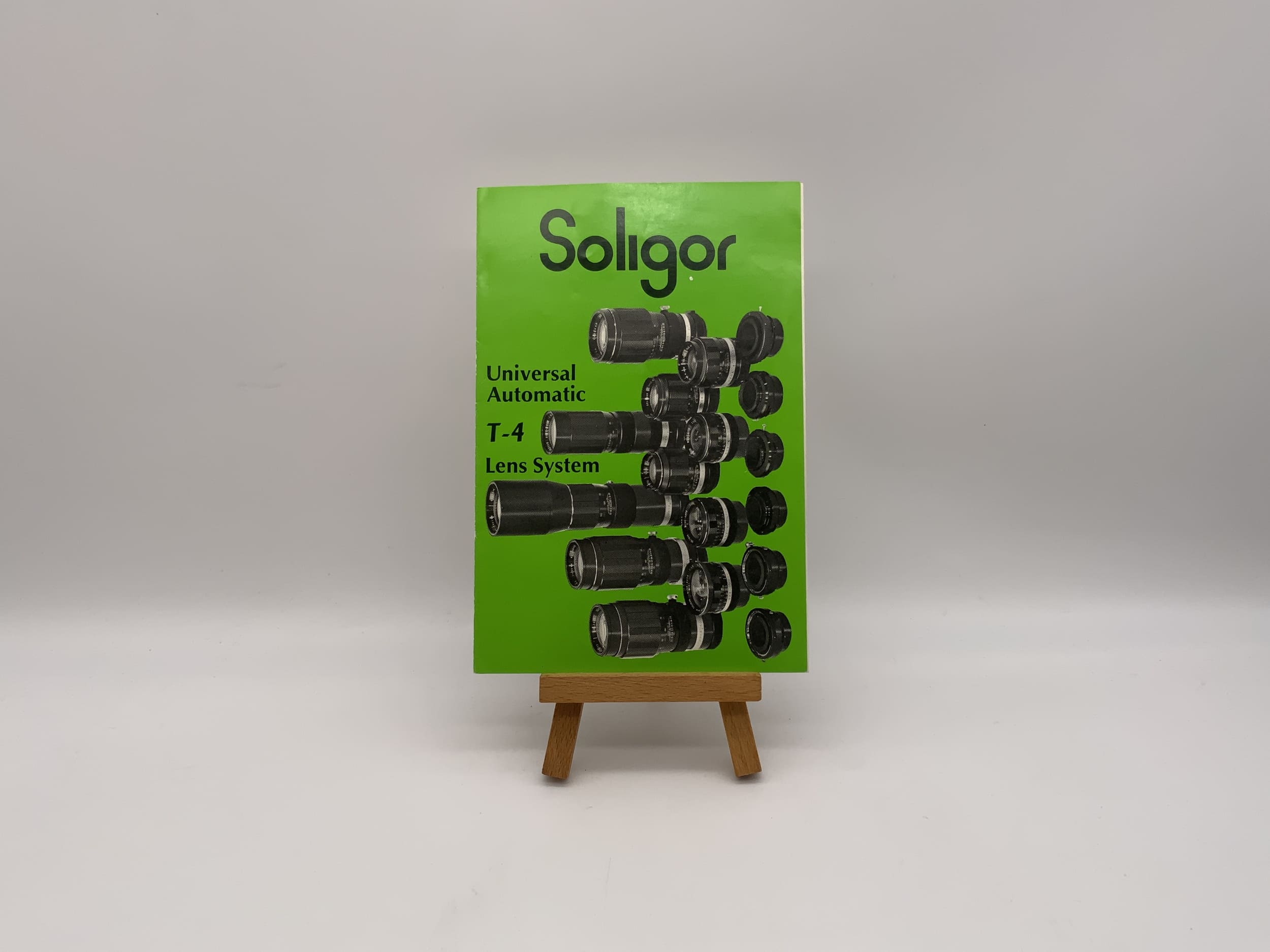 Soligor T-4 Lens System Universal Automatic Instruction Booklet (English)
