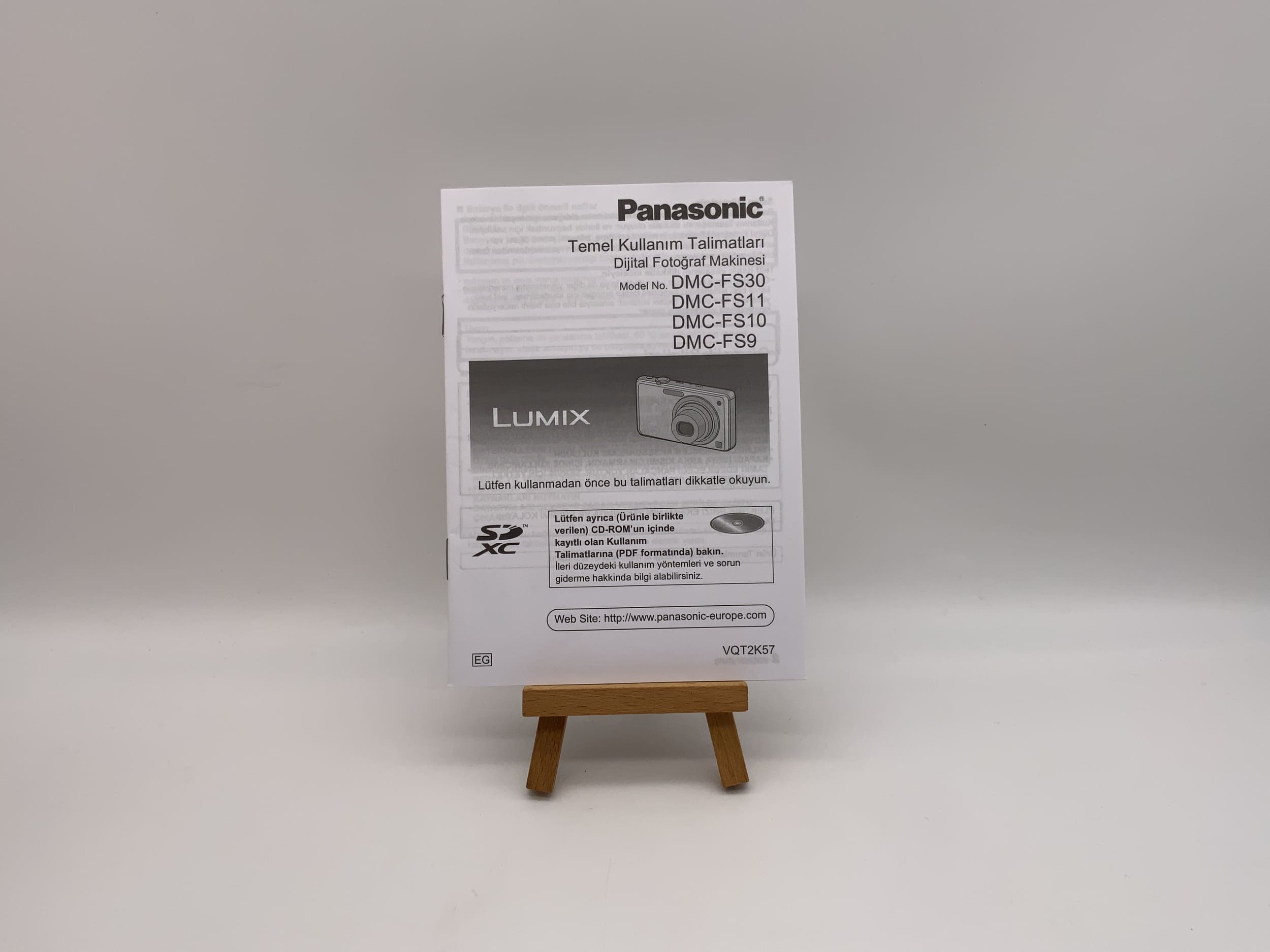 Manuel d'utilisation du Panasonic DMC-FS30 (turc)