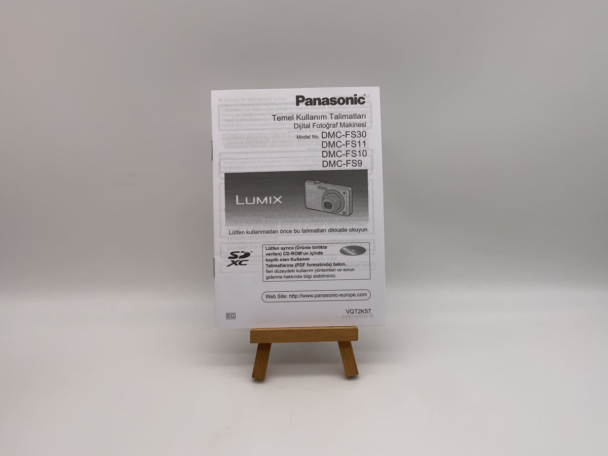 Panasonic DMC-FS30 User Manual (Turkish)