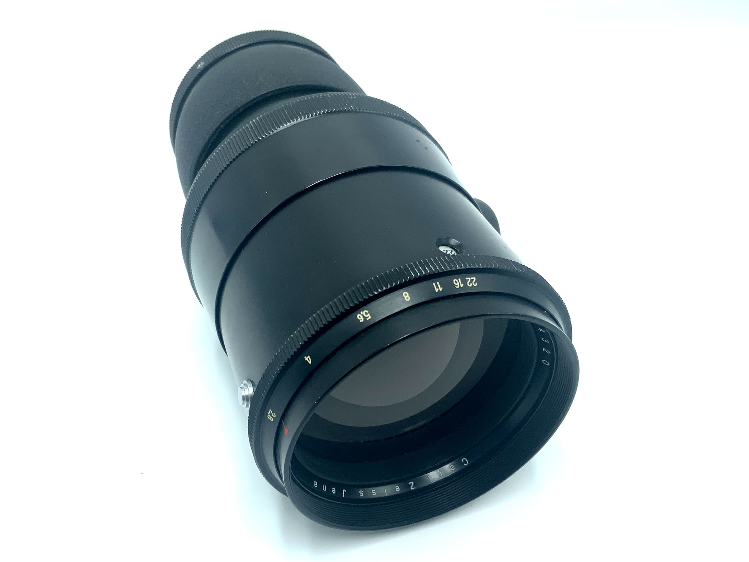 Carl Zeiss Jena Q1 Sonnar 180mm 1:2,8 Objektiv Olympia Festbrennweite (Exa)