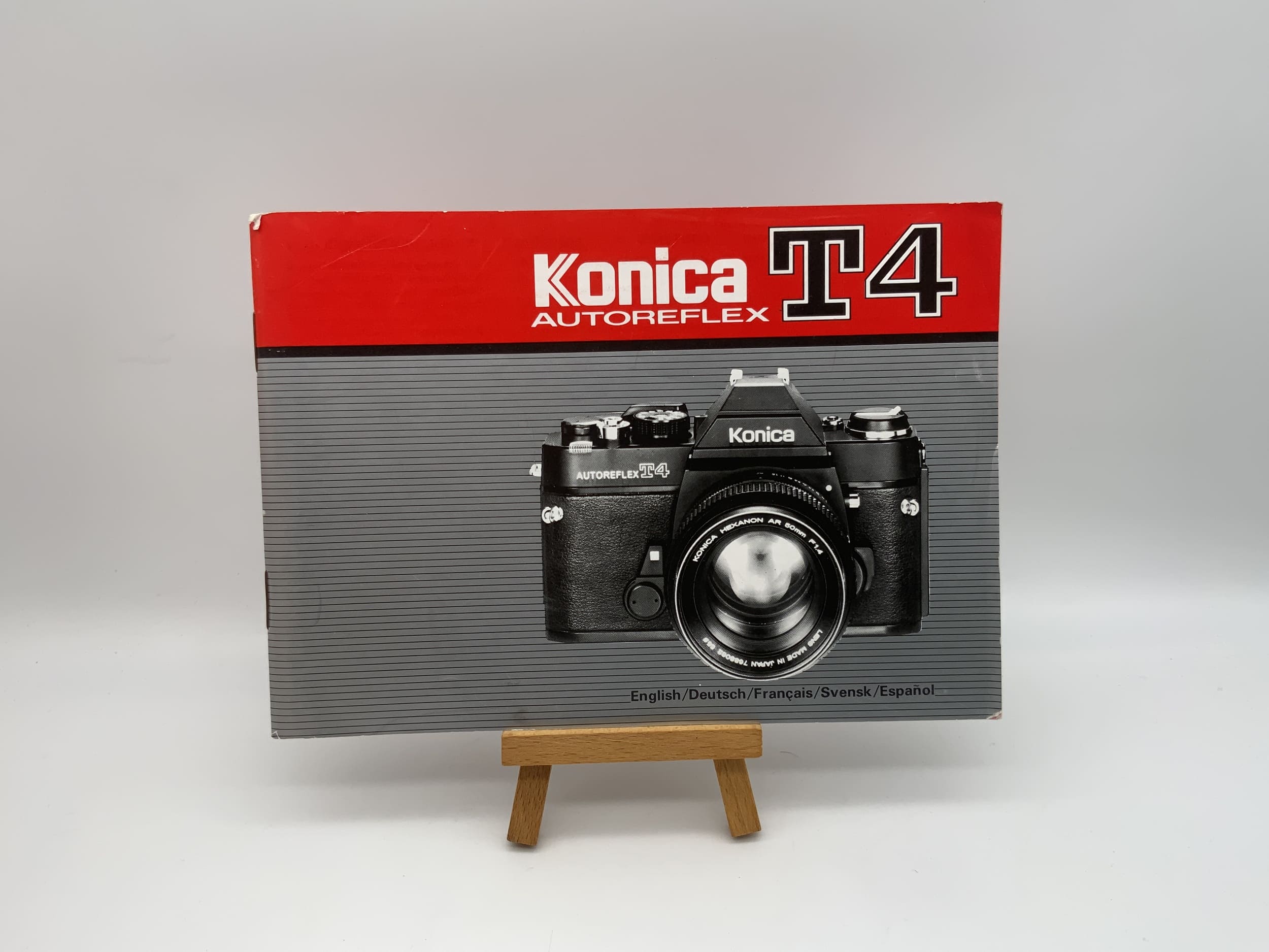 Konica Autoreflex T4 User Manual (German)
