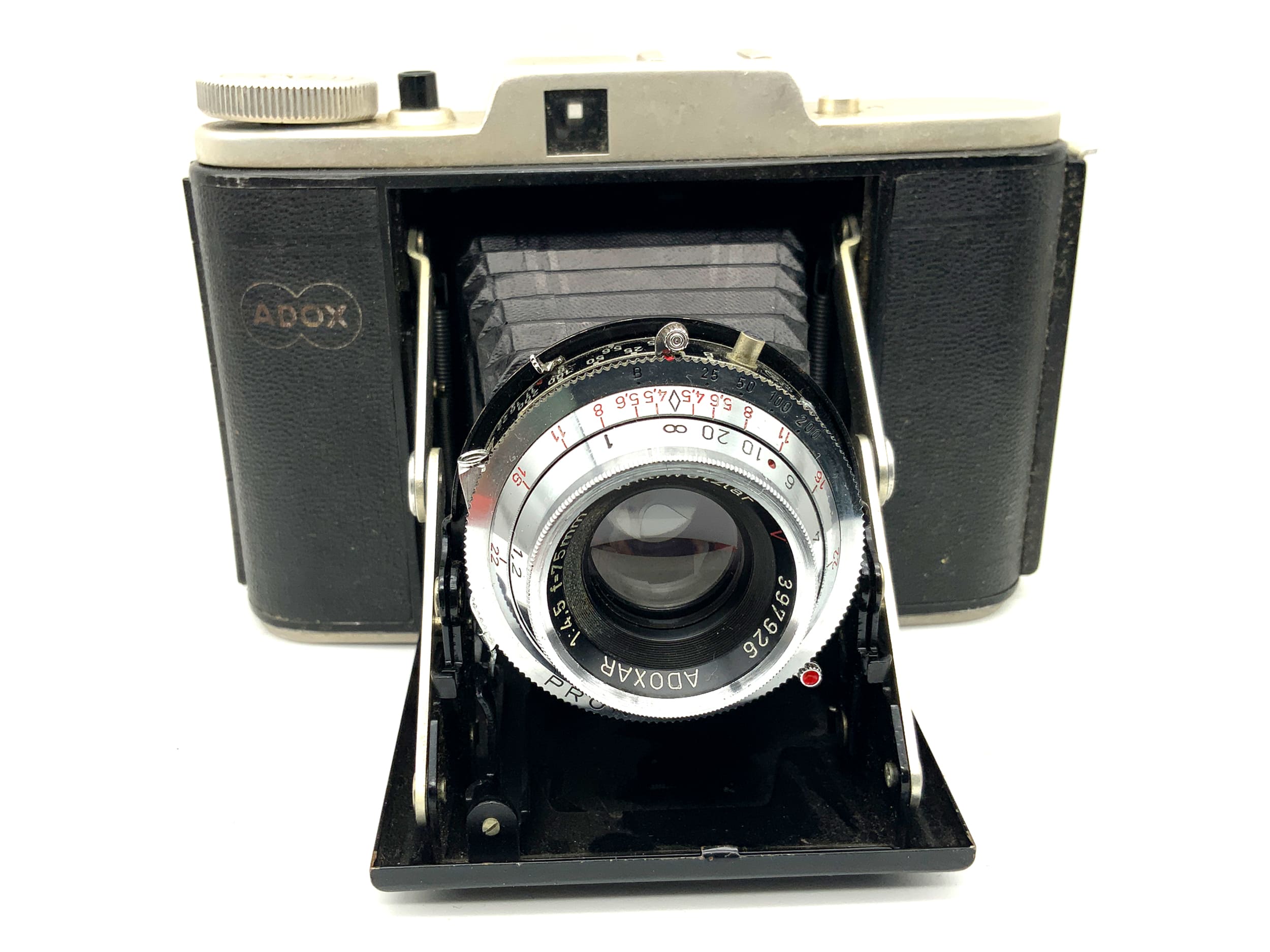 Adox Golf Klappkamera mit Will Wetzlar Adoxar 75mm 1:4.5 red V in OVP