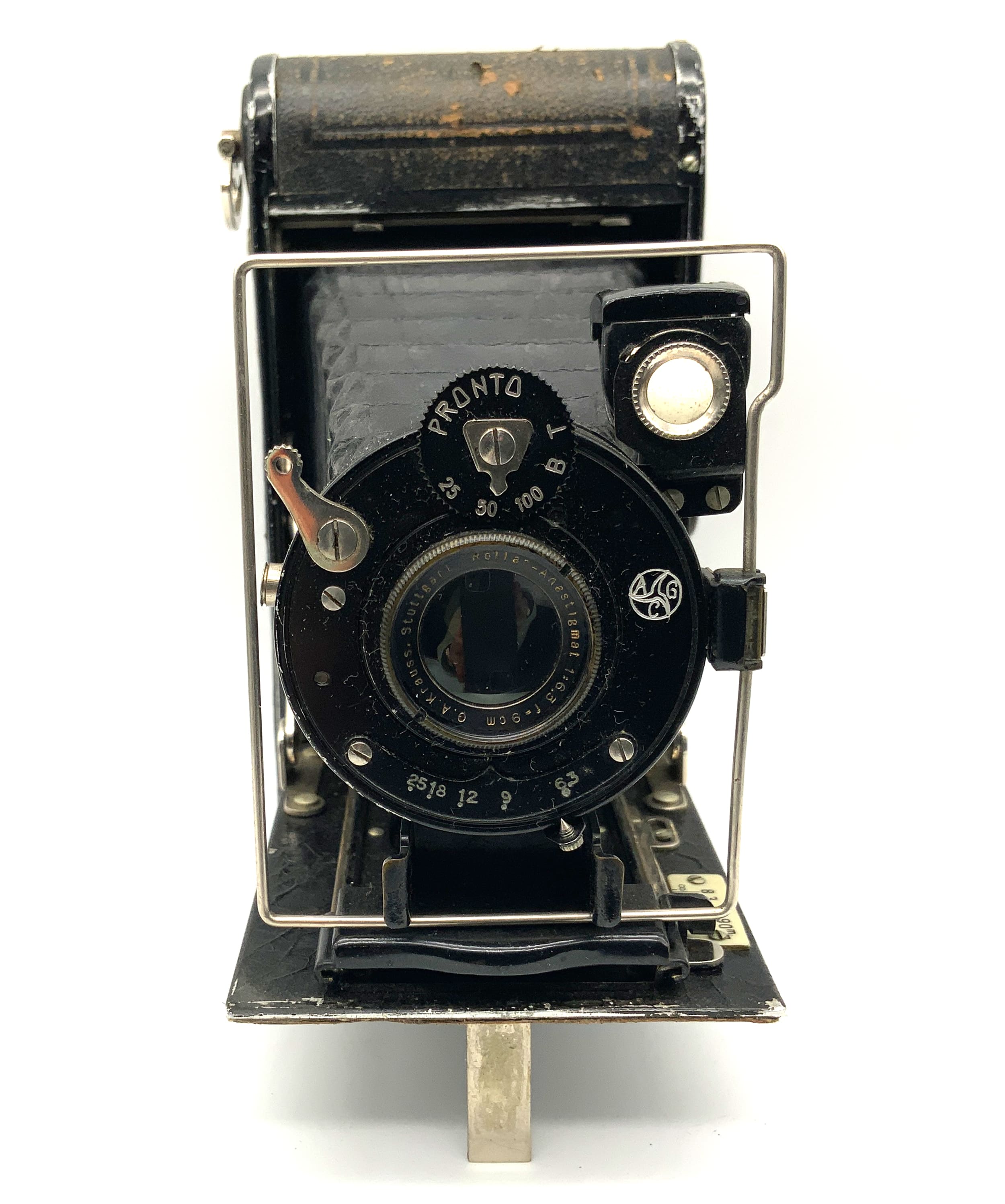 G.A. Kraus Rollette Klappkamera mit Rollar Anastigmat 9cm 1:6.3 Analogkamera