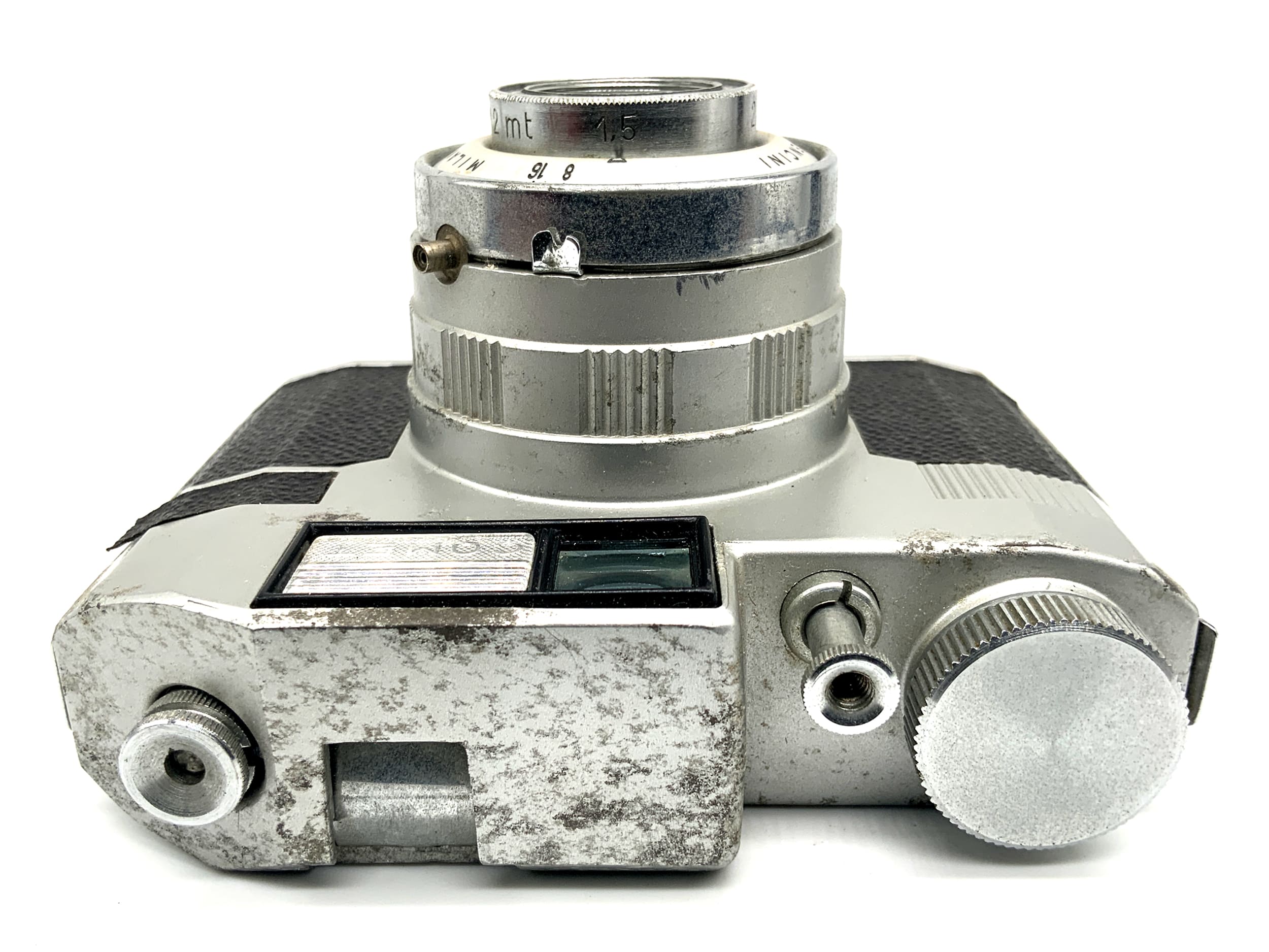 Bencini Comet Sucherkamera mit Acromatico 55mm 1:8 Kompaktkamera Analogkamera