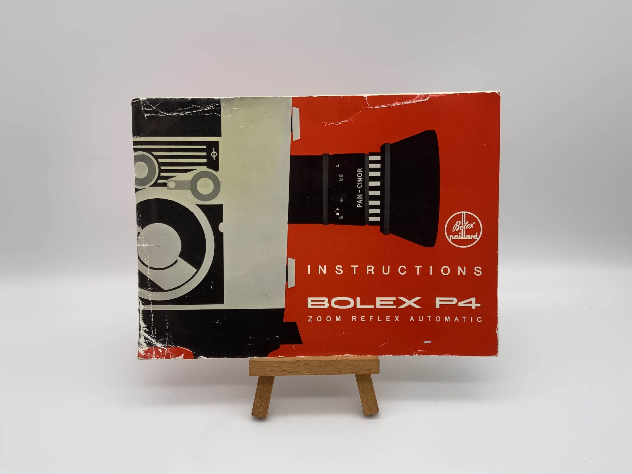 Manuel d'utilisation du Bolex Paillard P4 Zoom Reflex Automatic (anglais)
