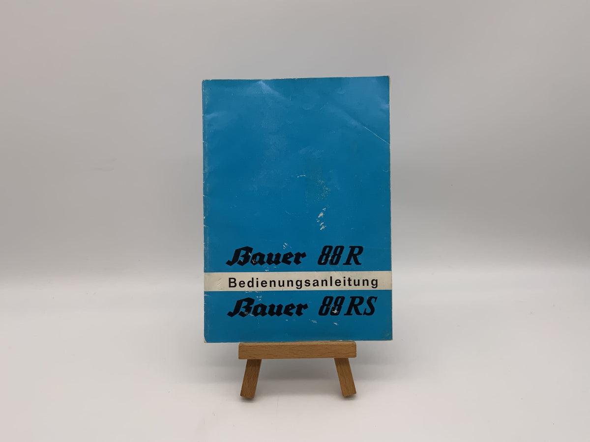 Bauer 88 R / 88 RS Operating Instructions German