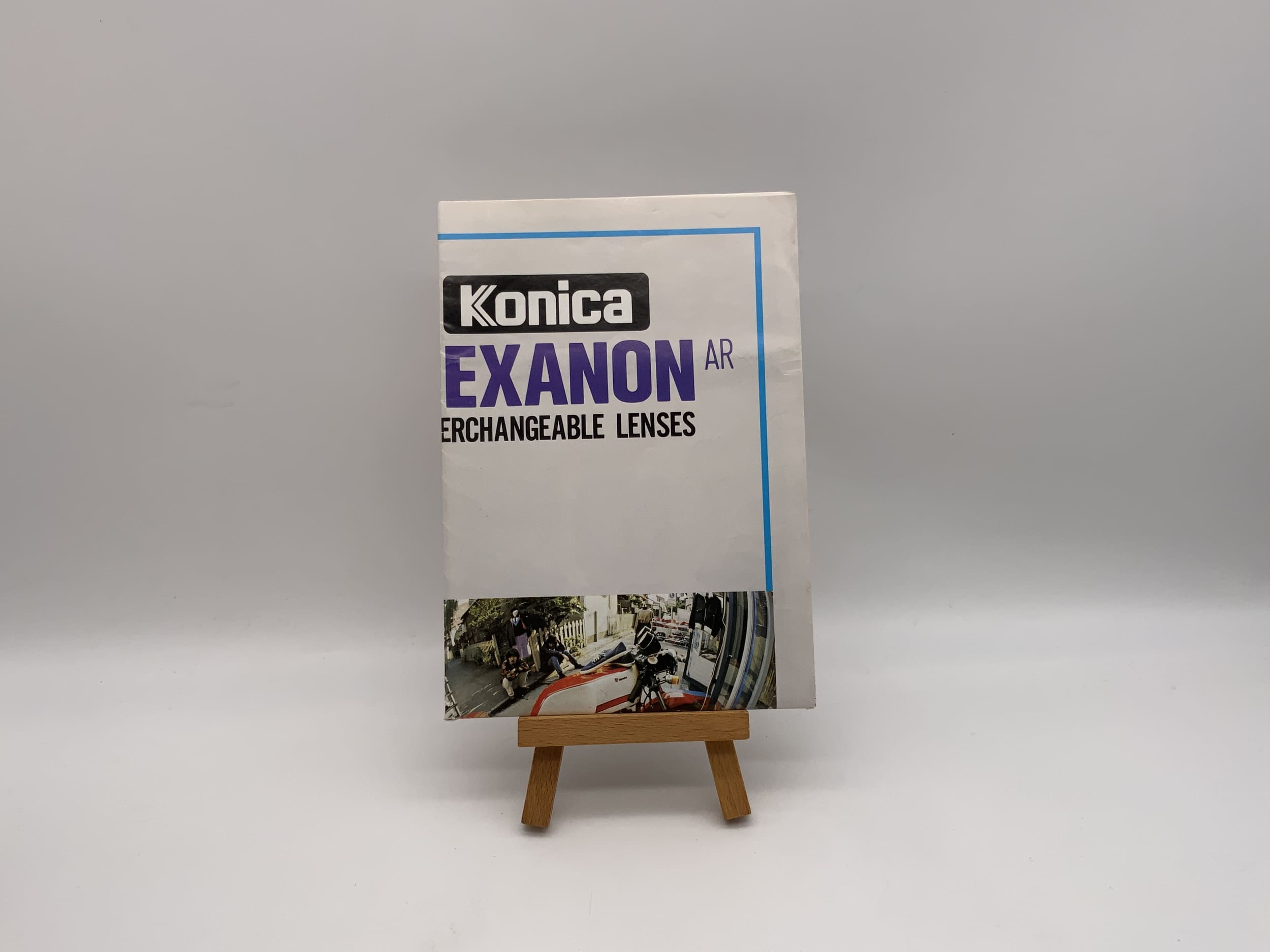 Brochure des verres interchangeables Konica Hexanon (allemand)