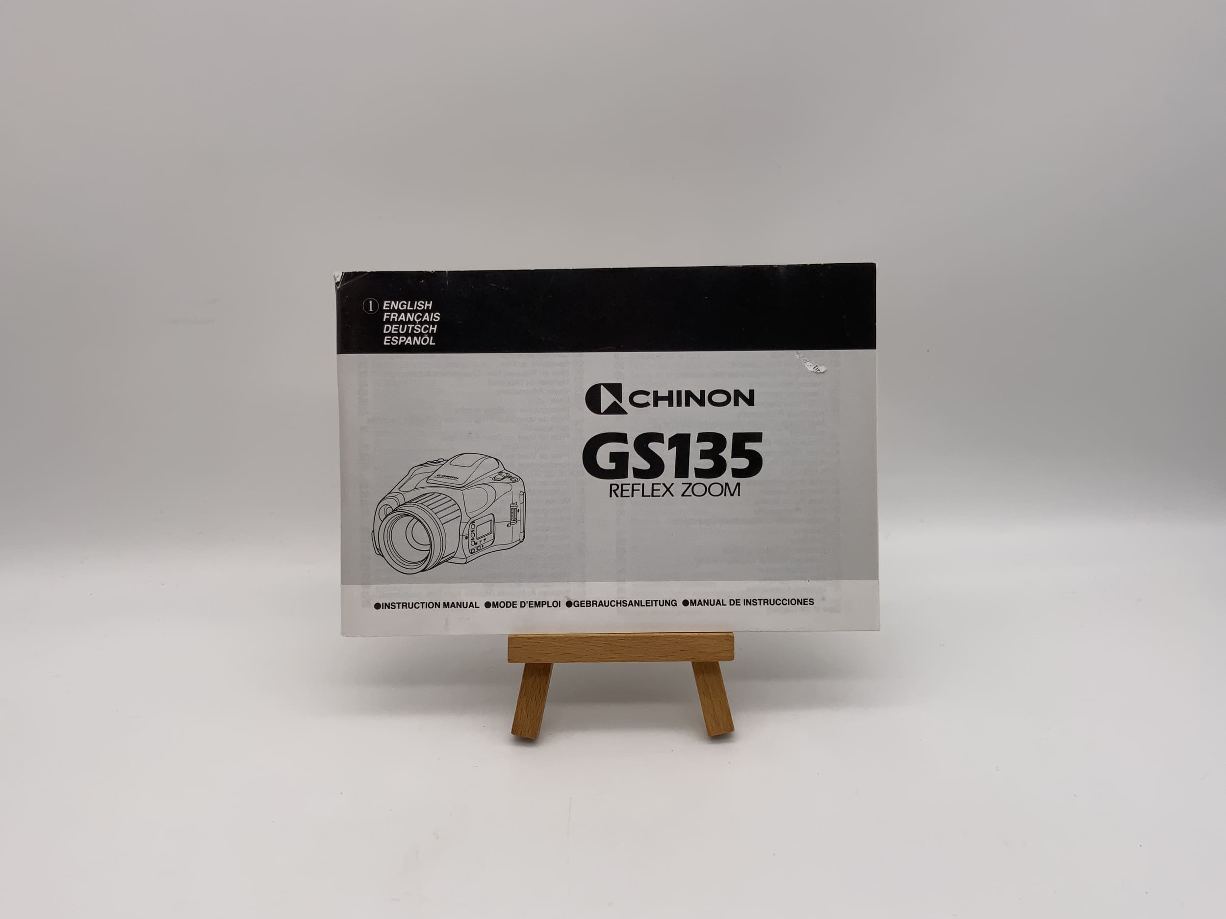 Manuel d'utilisation du zoom reflex Chinon GS 135 (allemand)