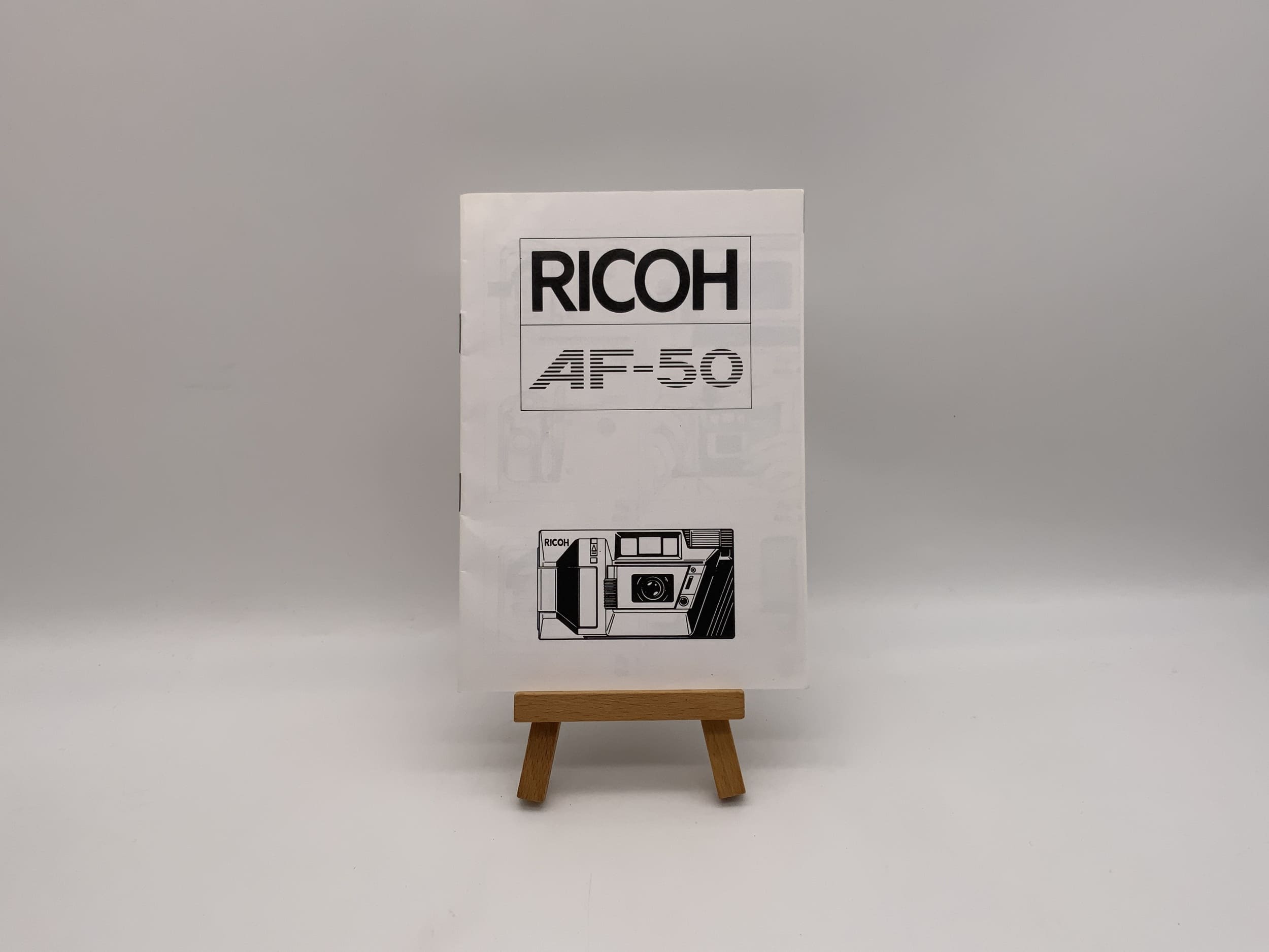 Manuel d'utilisation du Ricoh AF-50 (allemand)