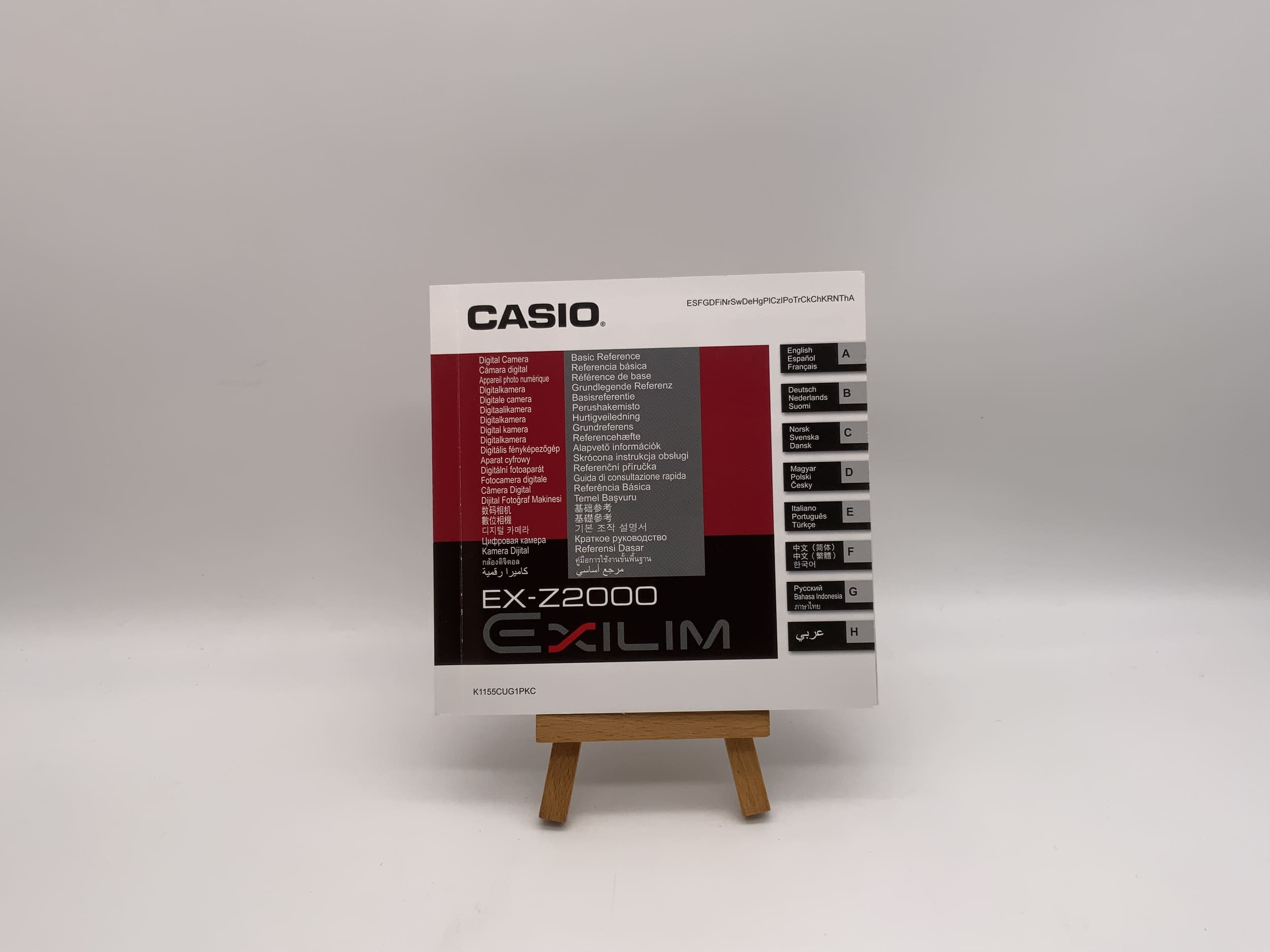 Manuel d'utilisation Casio EX-Z2000 Exilim (allemand)