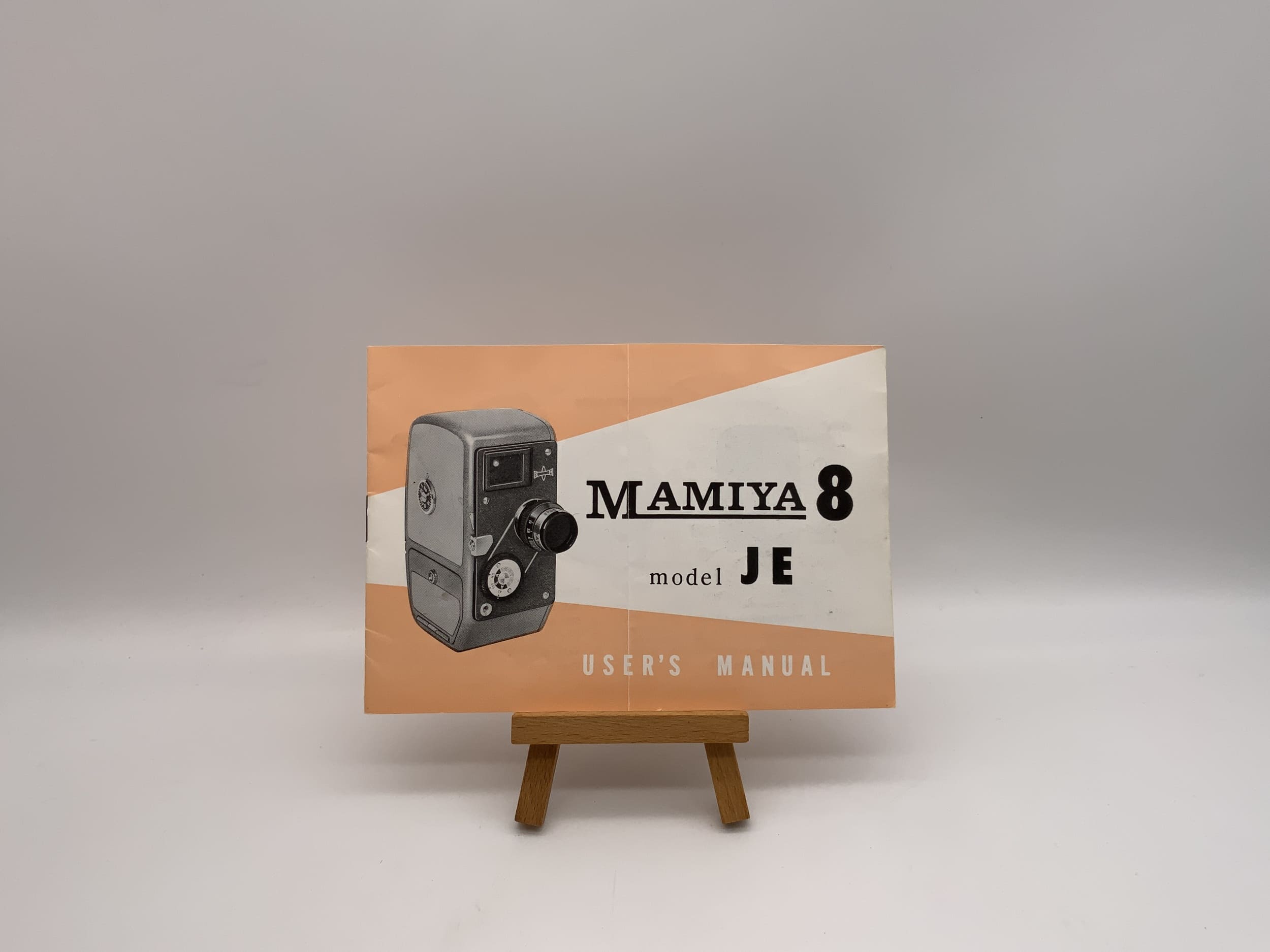 Manuel d'utilisation Mamiya 8 modèle JE en anglais