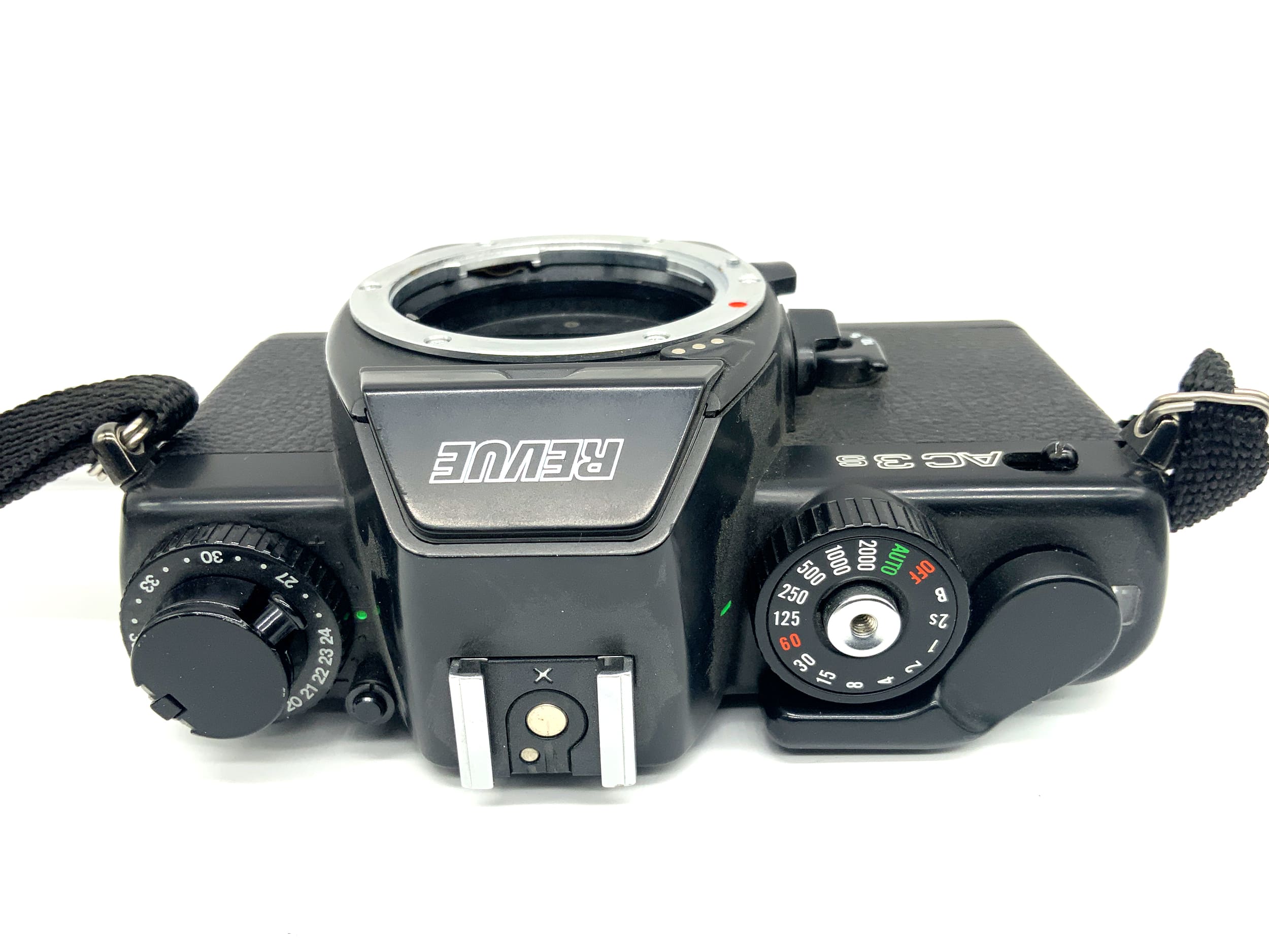 Revue AC 3s SLR 35mm Spiegelreflexkamera analog Body Gehäuse (Pentax K)
