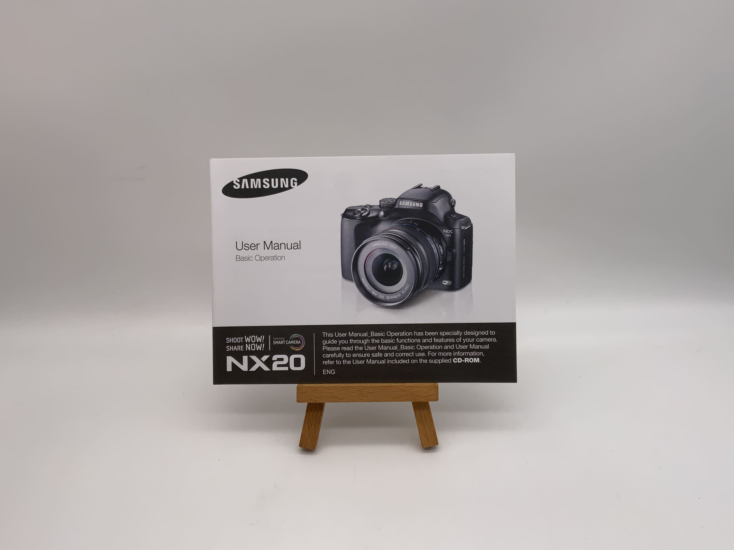 Manuel d'utilisation du Samsung NX 20 (anglais)
