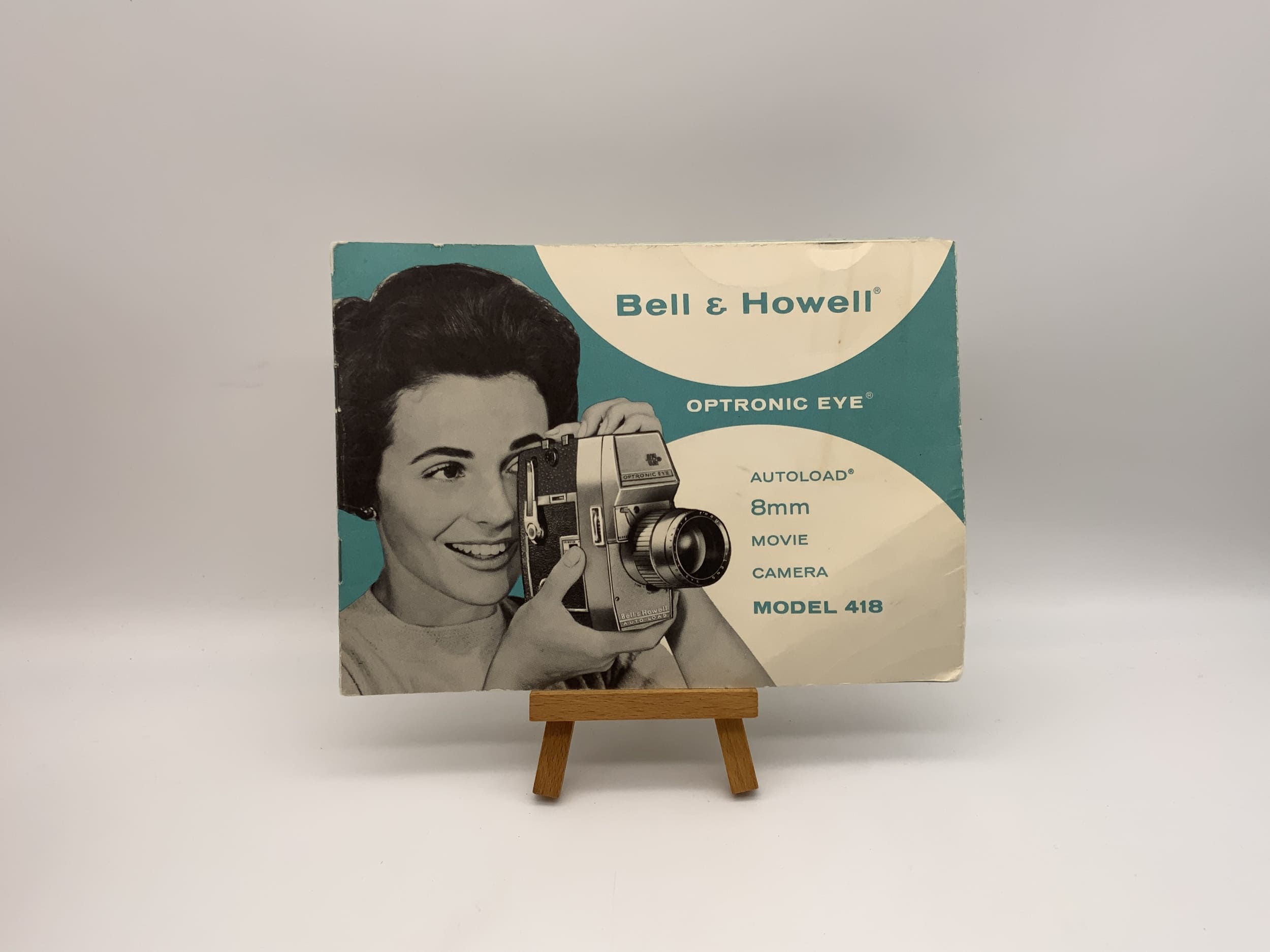 Manuel d'utilisation de la caméra Bell &amp; Howell modèle 418 8 mm (anglais)