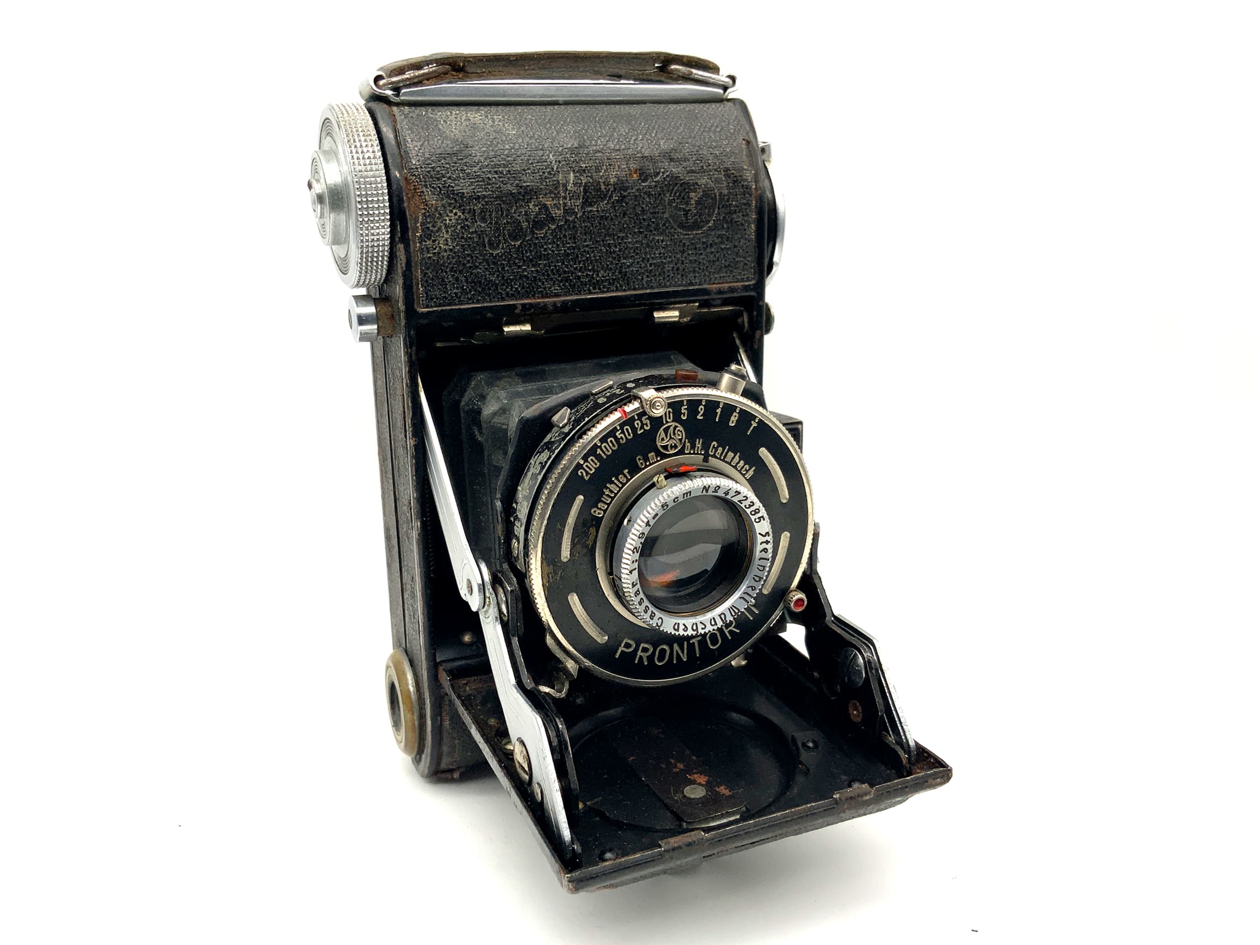 Balda Baldina Klappkamera mit Steinheil München Cassar 5cm 1:2.9 Analogkamera