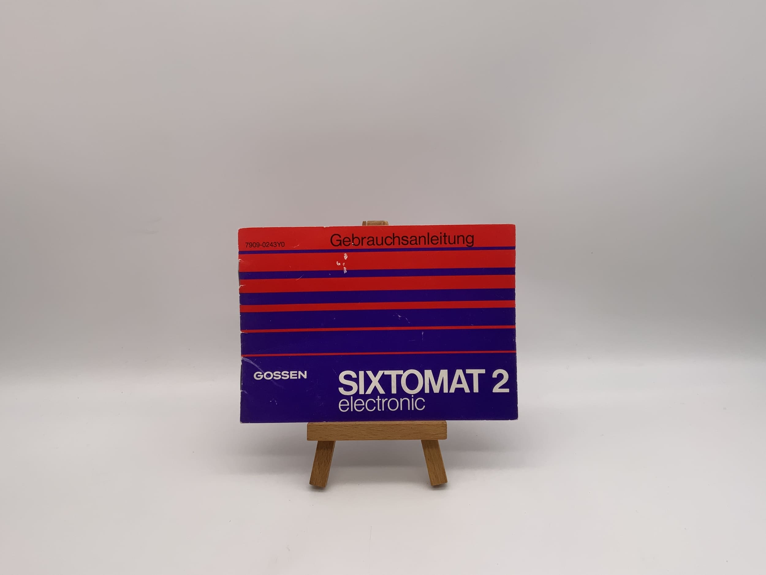 Mode d'emploi électronique Gossen Sixtomat 2 (allemand)