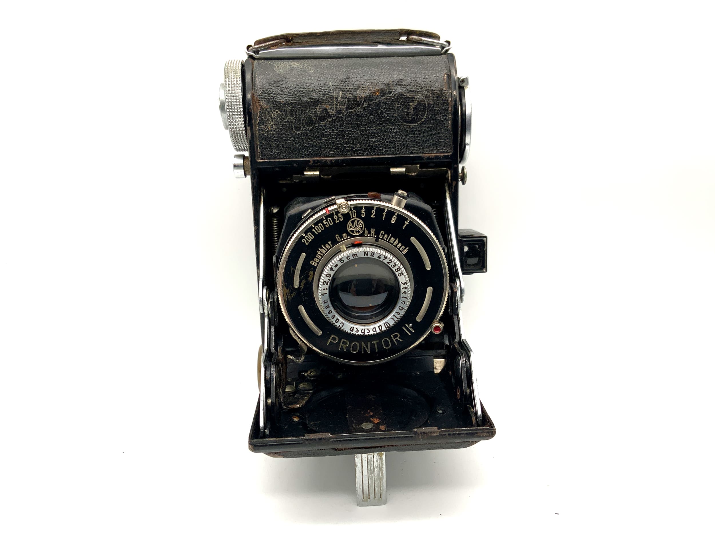 Balda Baldina Klappkamera mit Steinheil München Cassar 5cm 1:2.9 Analogkamera