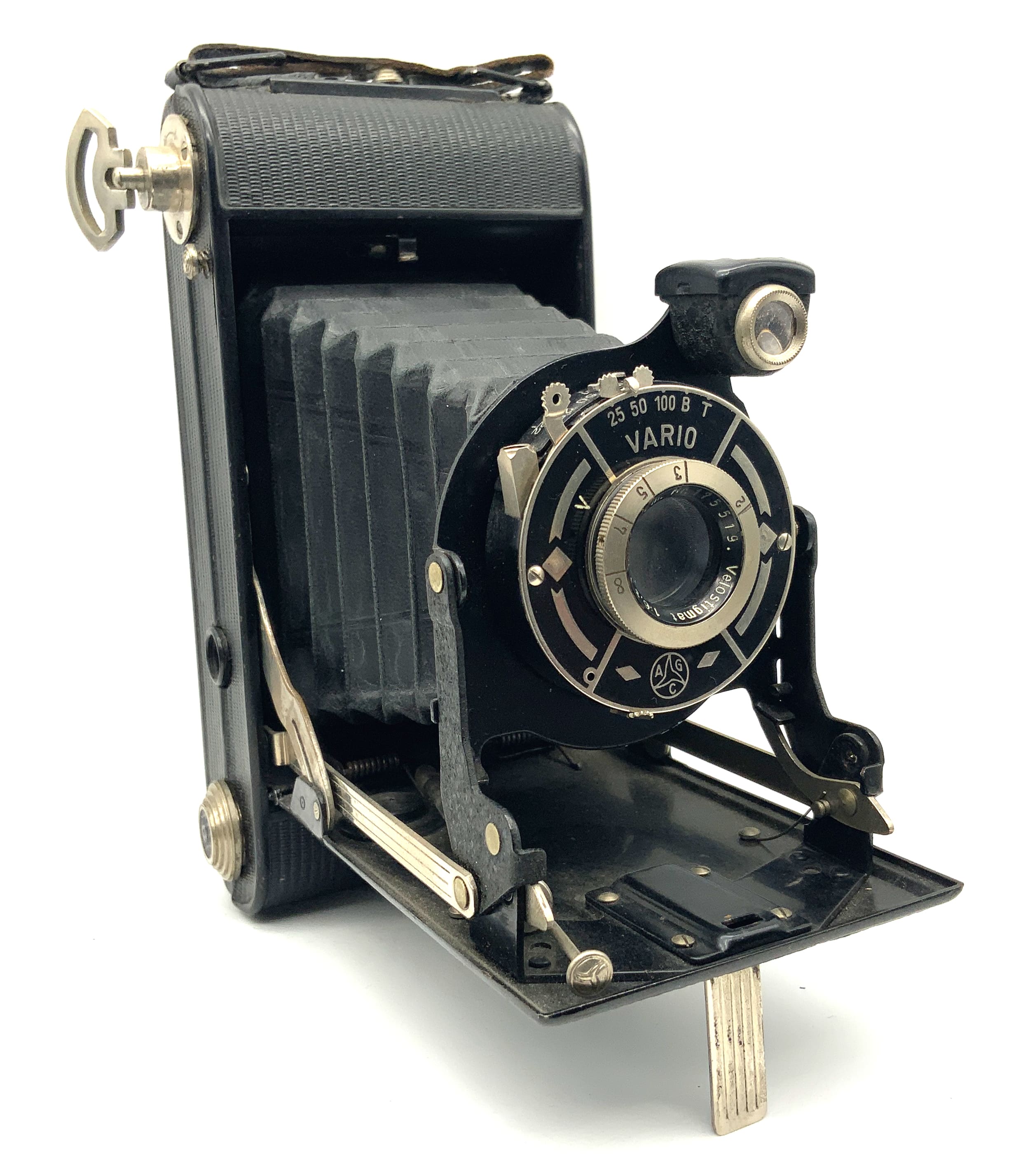 Wollensak Klappkamera mit Velostigmat 10,5cm 1:6.3 Analogkamera