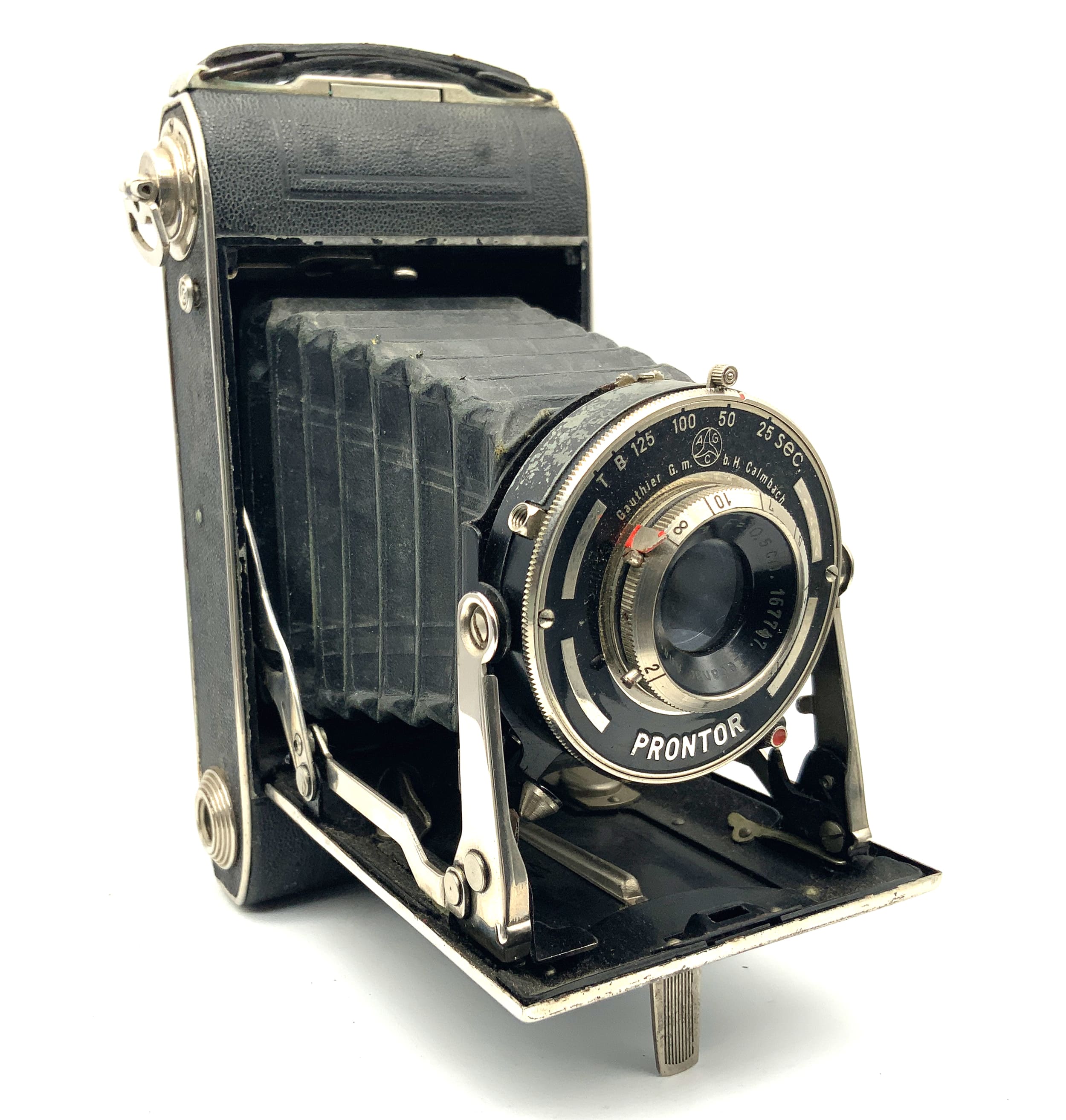 Klappkamera mit Zecanar Anastigmat 10,5cm 1:6.3 Analogkamera