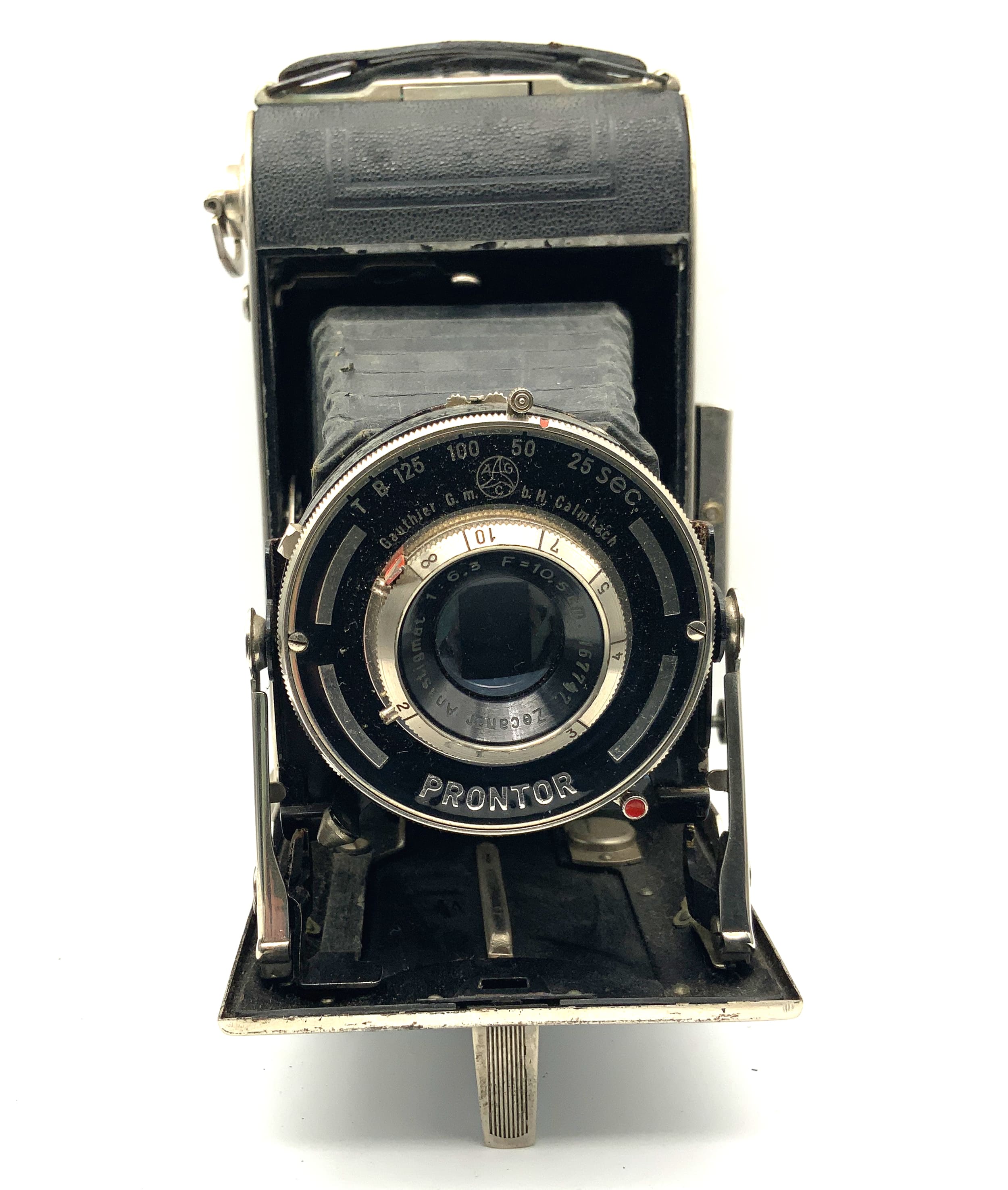 Klappkamera mit Zecanar Anastigmat 10,5cm 1:6.3 Analogkamera