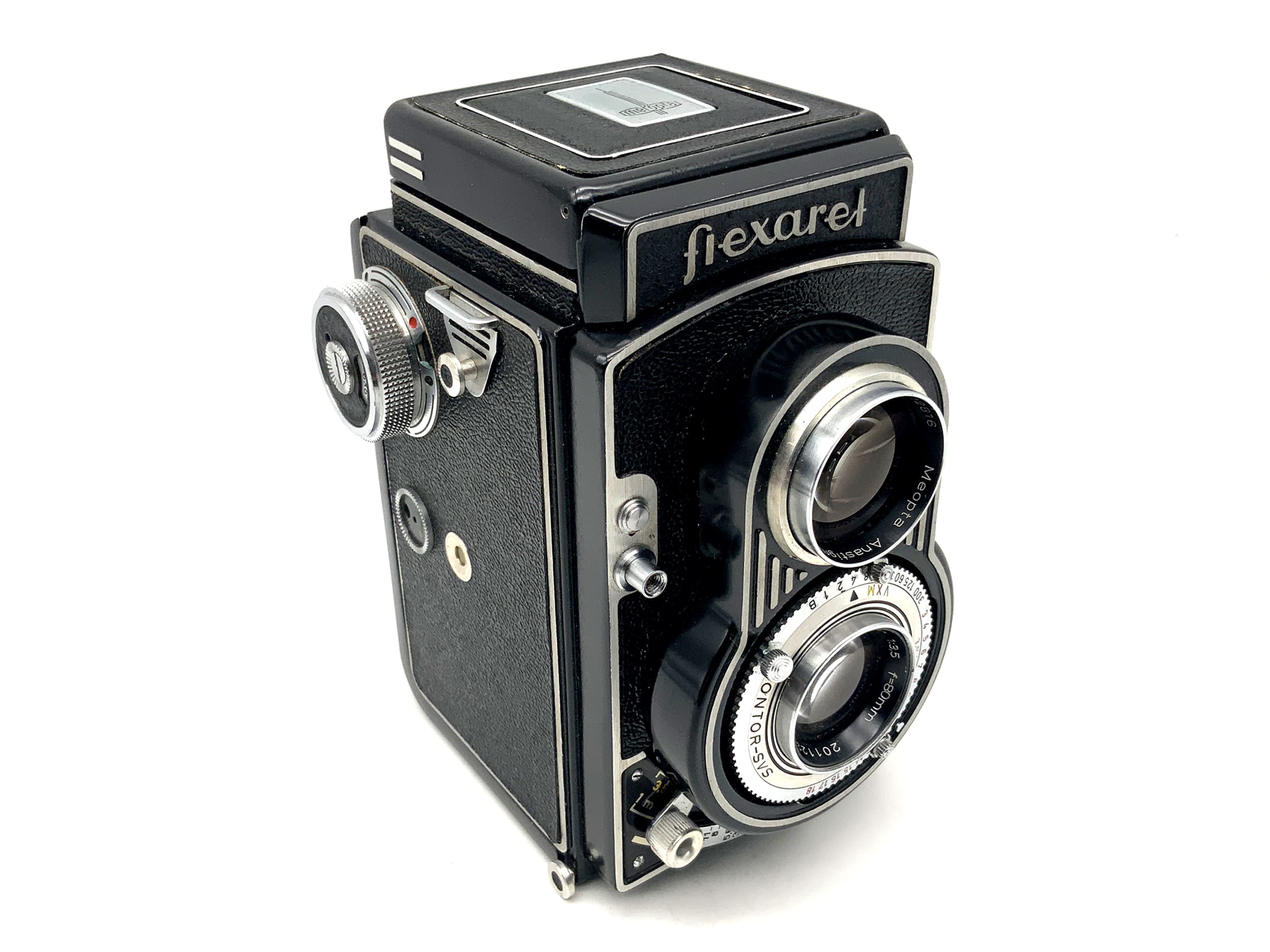 Meopta Flexaret Va TLR avec Belar 80mm 1:3.5 appareil photo reflex bi-objectif argentique