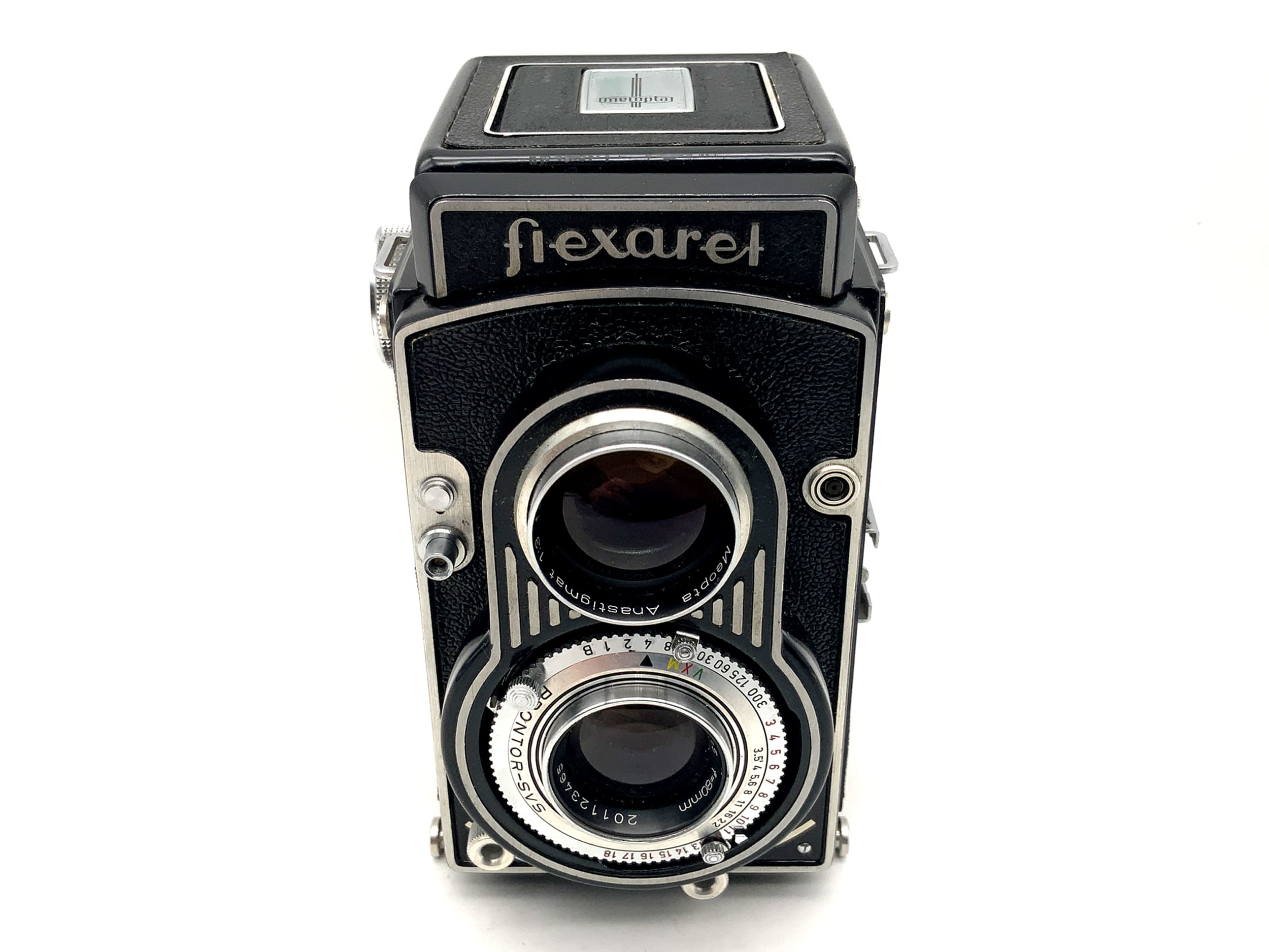 Meopta Flexaret Va TLR avec Belar 80mm 1:3.5 appareil photo reflex bi-objectif argentique