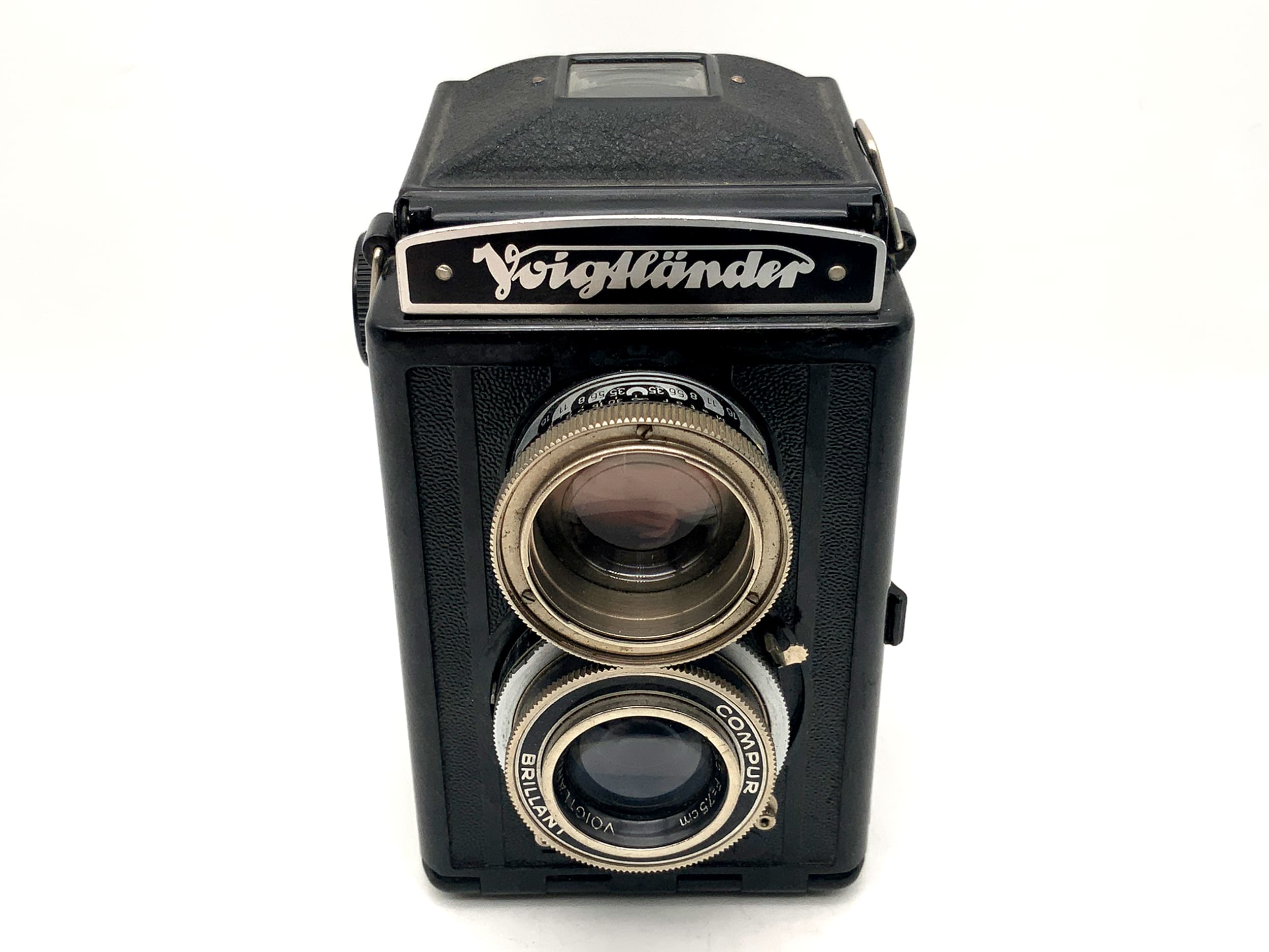 Voigtländer Brillant S (mise au point Brillant) TLR avec oculaire reflex à double objectif Voigtar 7,5 cm 1:3,5