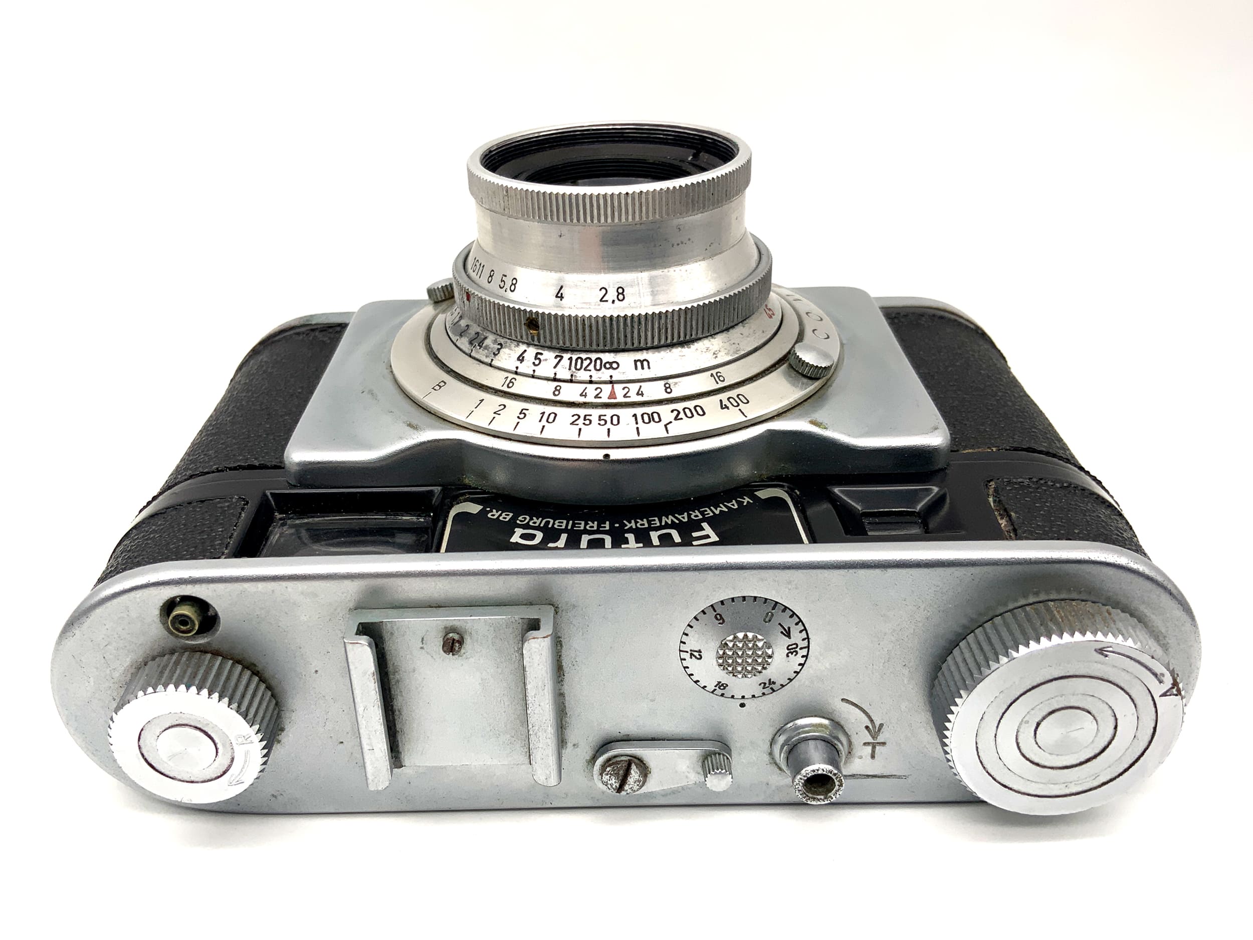 Futura Standart Messsucherkamera mit Schneider kreuznach Xenar 45mm 1:2.8