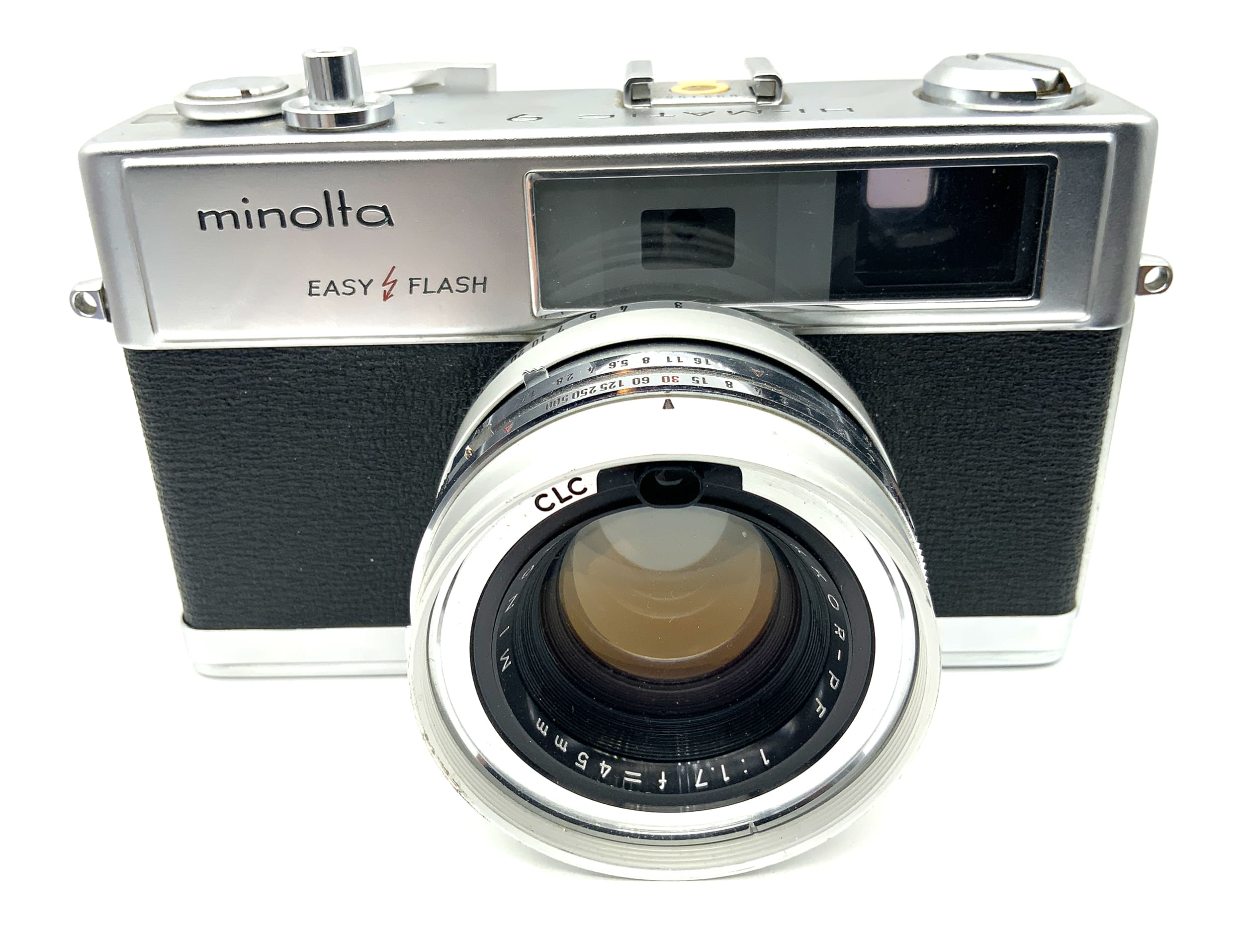 Minolta Hi-Matic 9 Messsucherkamera mit Rokkor-PF 45mm 1:1.7 Analogkamera