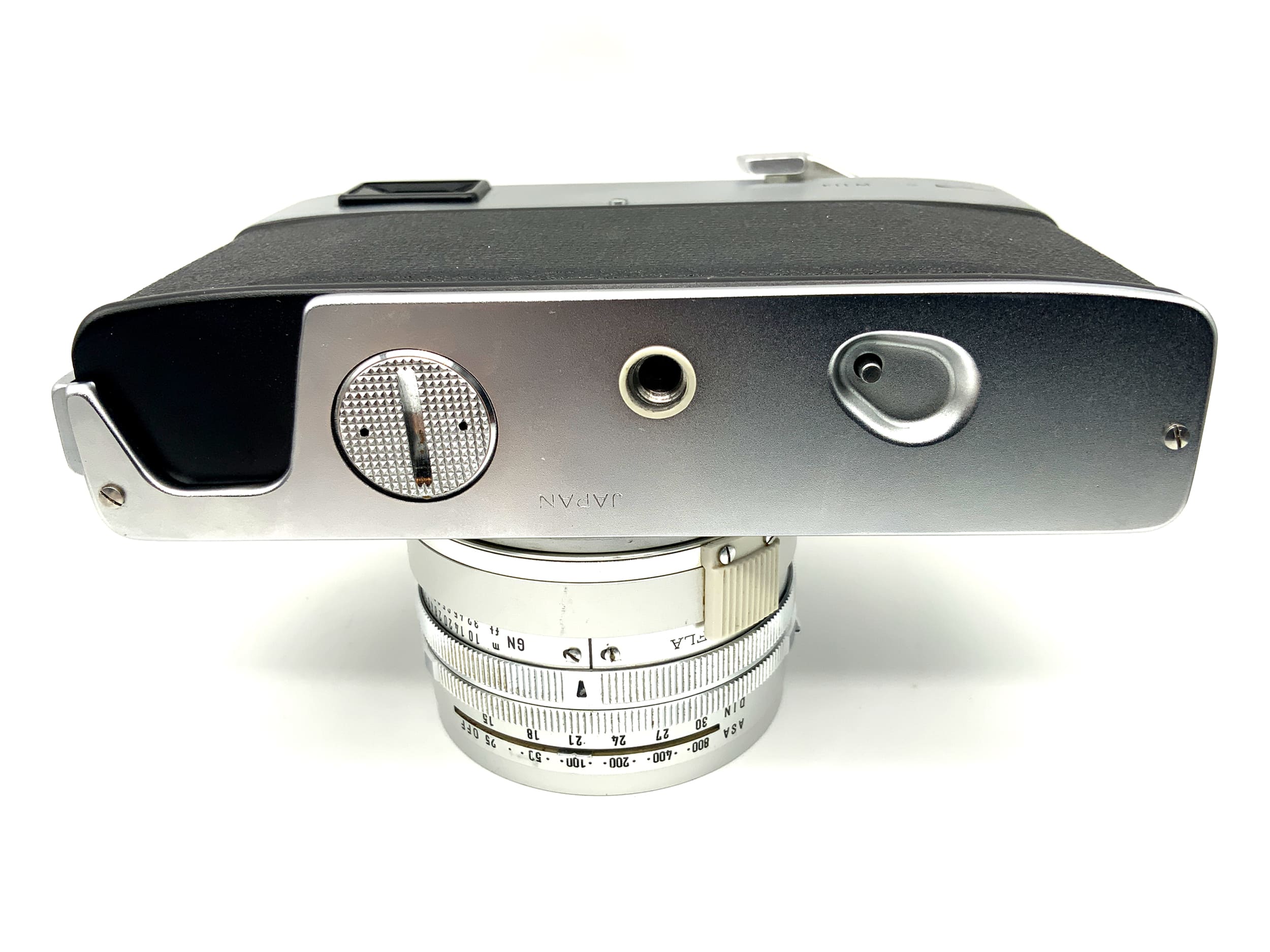 Minolta Hi-Matic 9 Messsucherkamera mit Rokkor-PF 45mm 1:1.7 Analogkamera