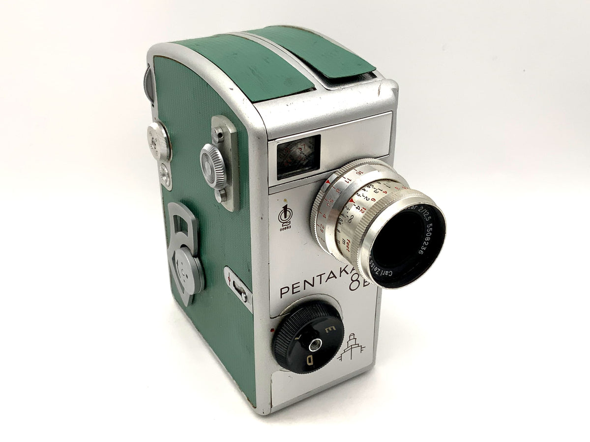 Pentacon Pentaka 8B film camera with Carl Zeiss Biotar 12.5cm 1:2 Super 8