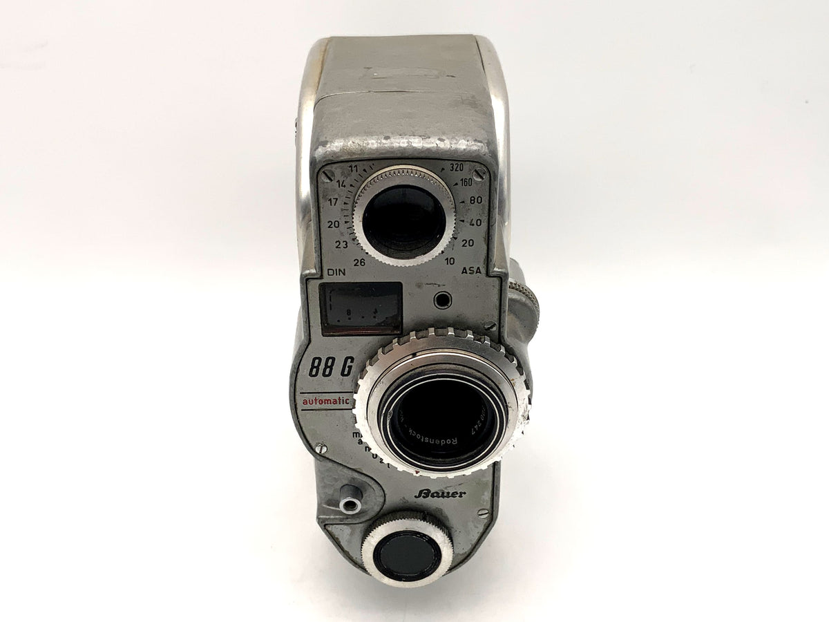 Bauer 88G Automatic film camera with Rodenstock Ronar 12.5mm 1:1.9 Super 8 lens