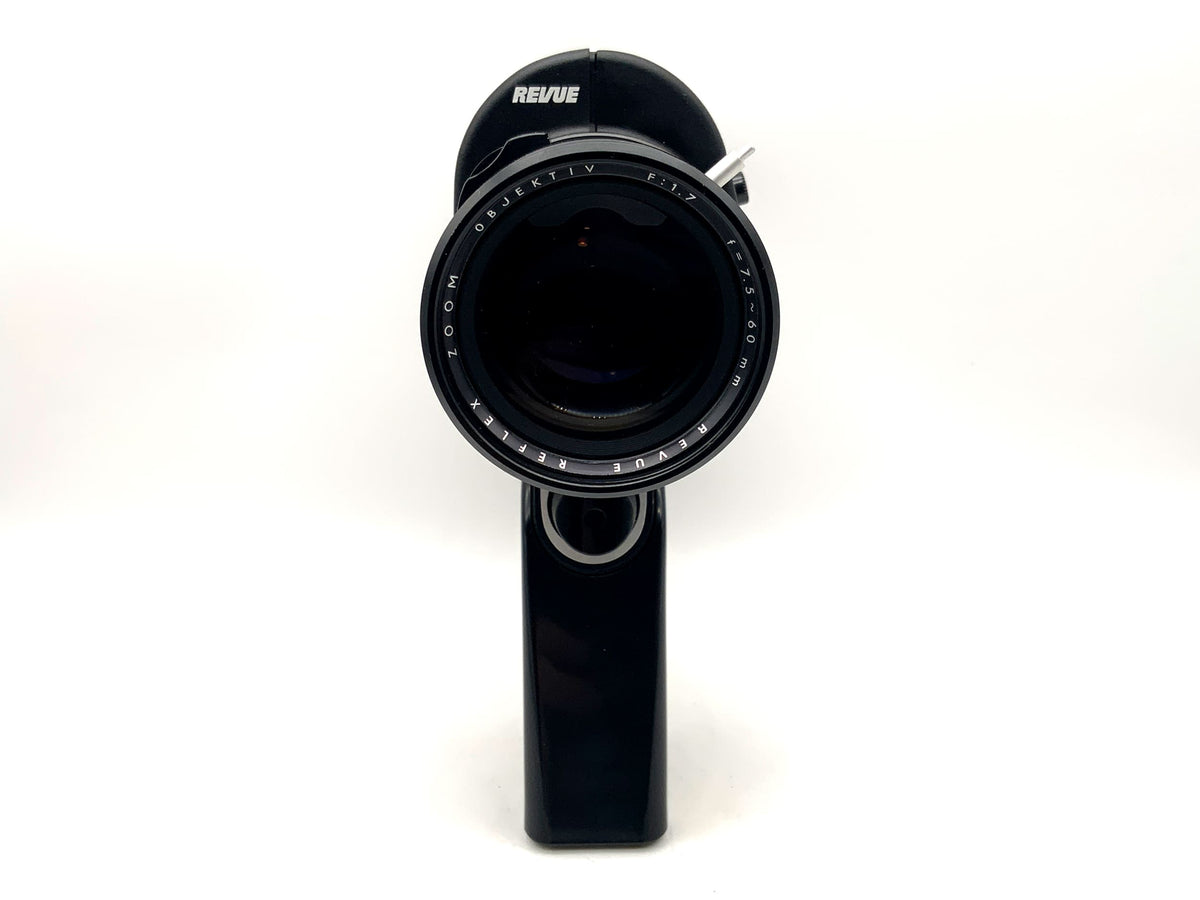 Revue Cockpit S/8 RM film camera with 7.5-60mm Super 8 camera movie camera