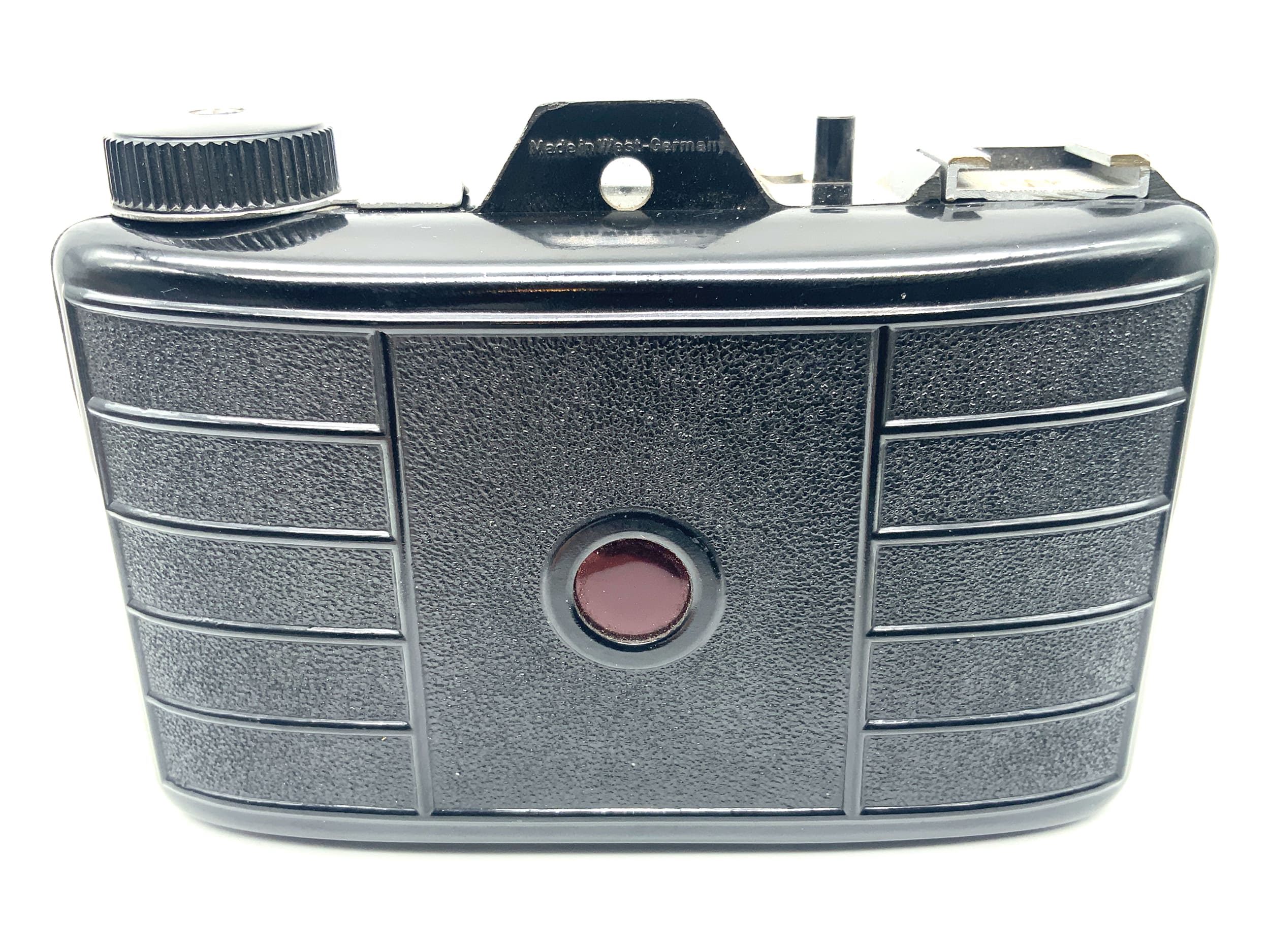 Pouva Model P56 Exportmodell Sucherkamera mit Tricomat 6,5cm Analogkamera