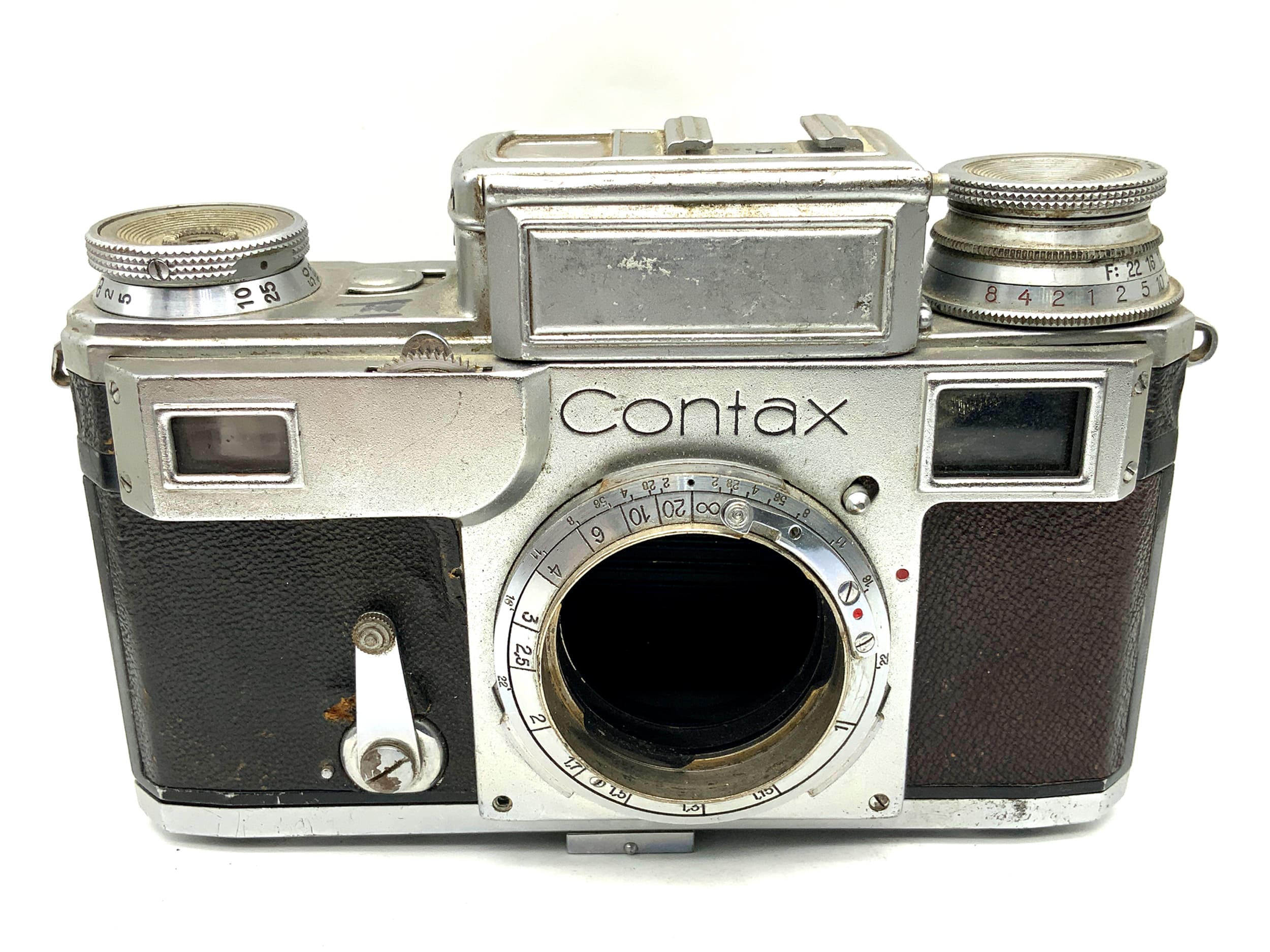 Appareil photo télémétrique Contax III 544/24 avec appareil photo compact Contax RF, appareil photo analogique
