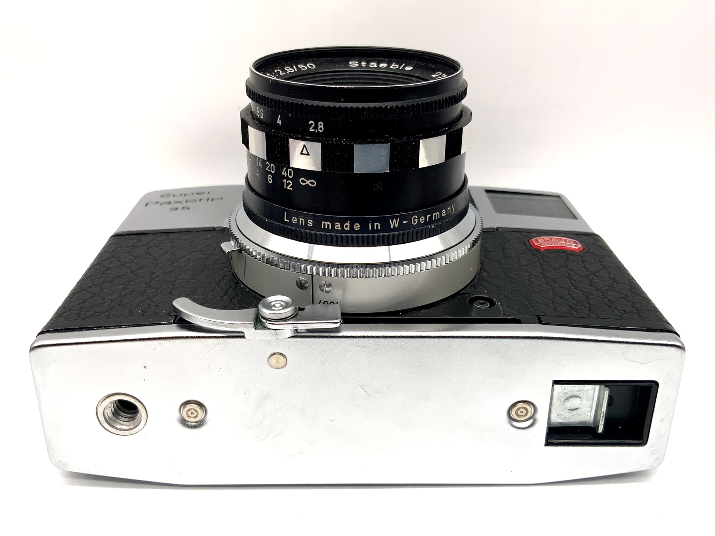 Braun Super Paxette 35 viewfinder camera with Staeble Color Ultranit 1:2.8 50mm lens