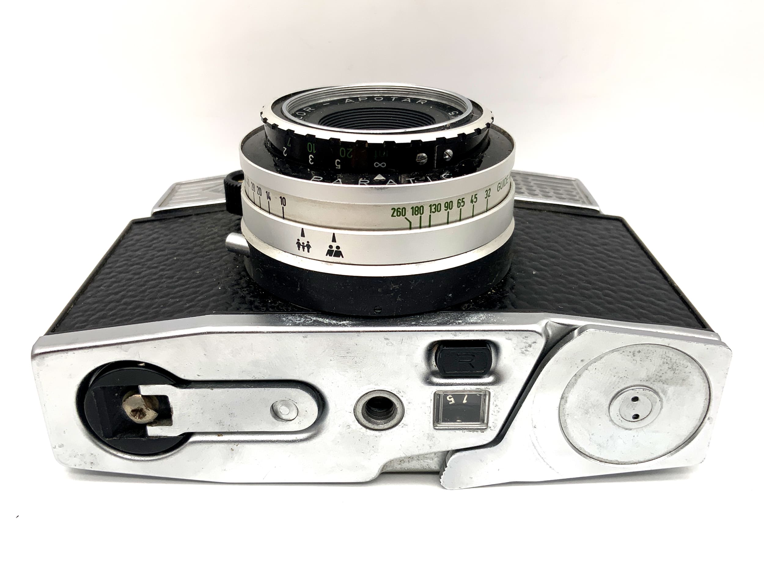 Agfa Optima 500 viewfinder camera with Color-Apotar 1:2.8 45mm analog camera