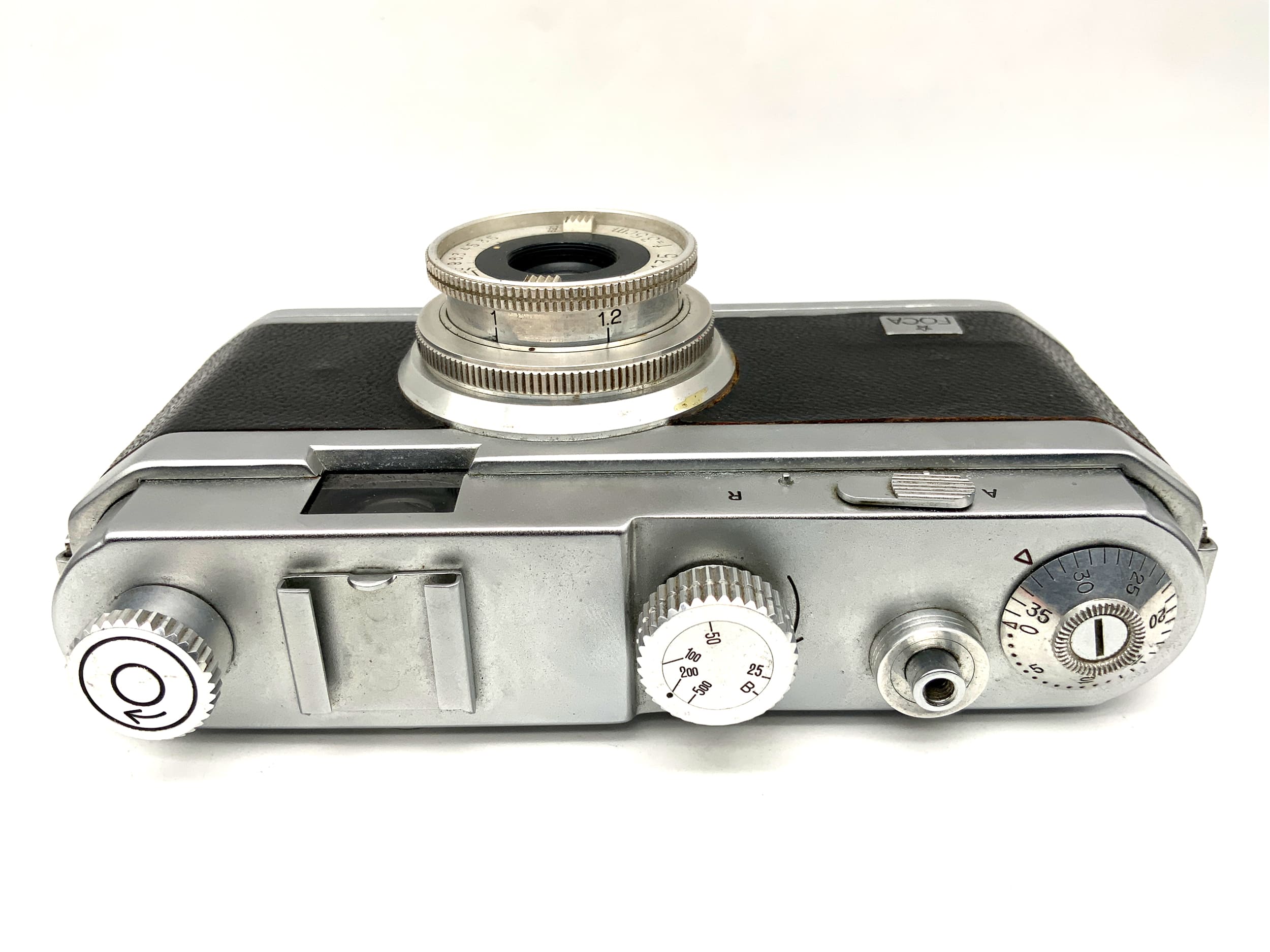 Foca Standard Sucherkamera mit Oplar 3,5cm 1:3.5 Kompaktkamera Analogkamera