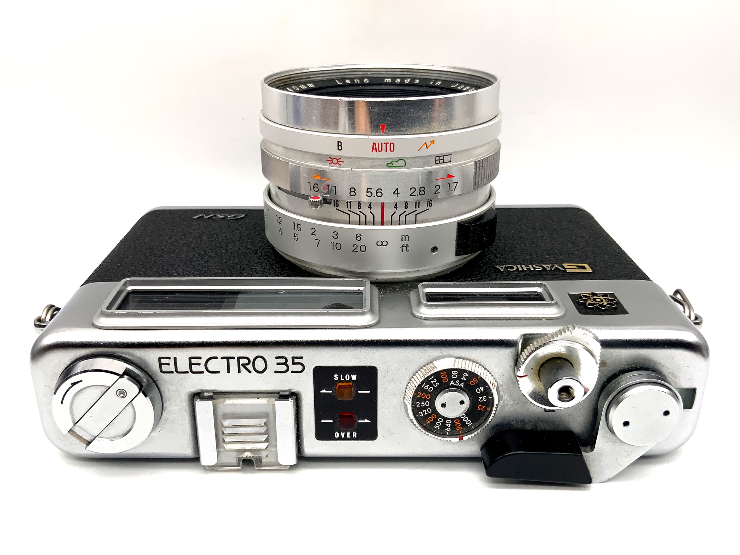 Yashica Electro 35 GSN viewfinder camera Color-Yashinon DX 1:1.7 f=45mm analog camera