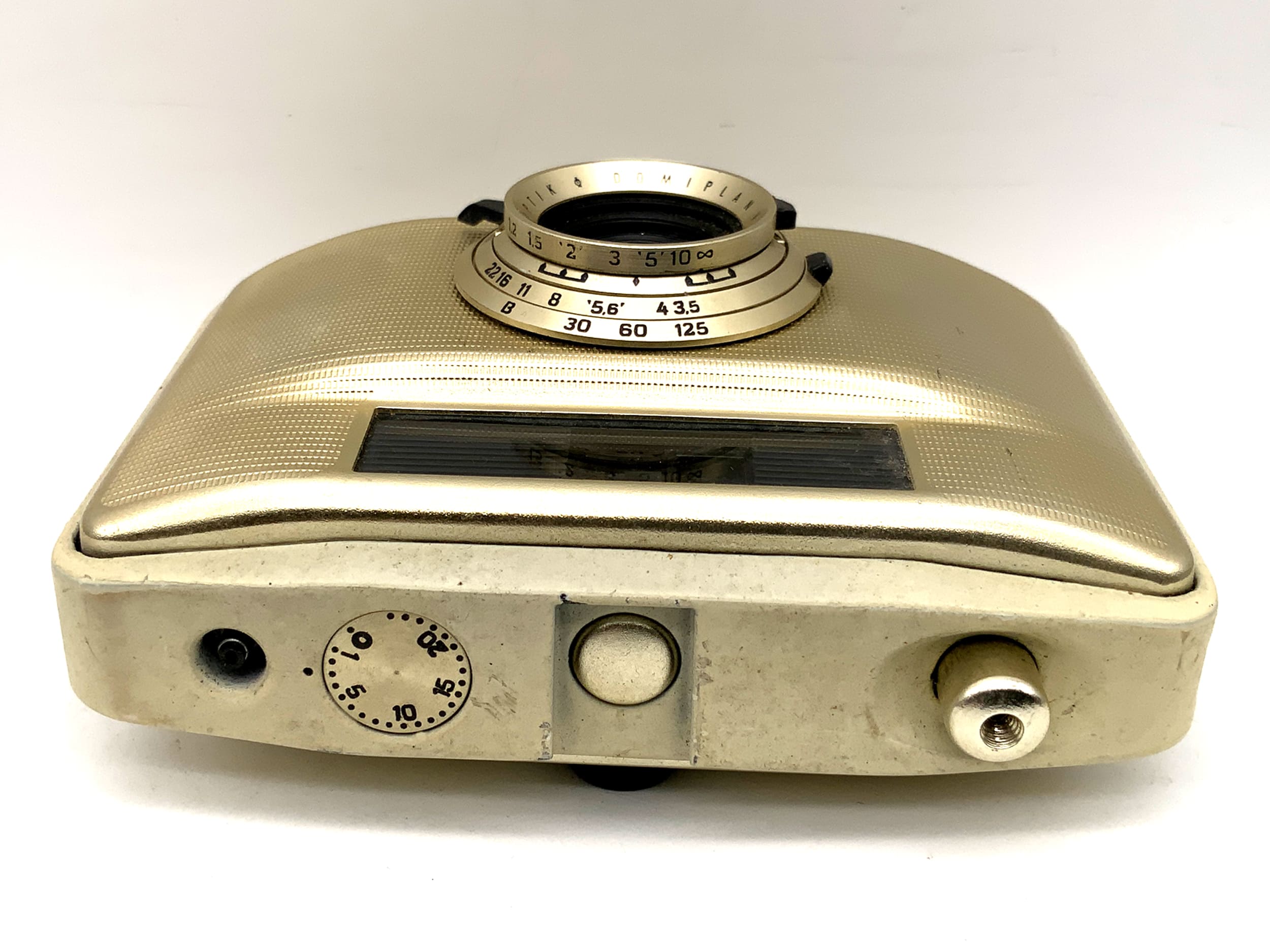 Appareil photo télémétrique Pentacon Penti I avec objectif argentique Meyer Optik Domiplan V 1:3.5 30 mm