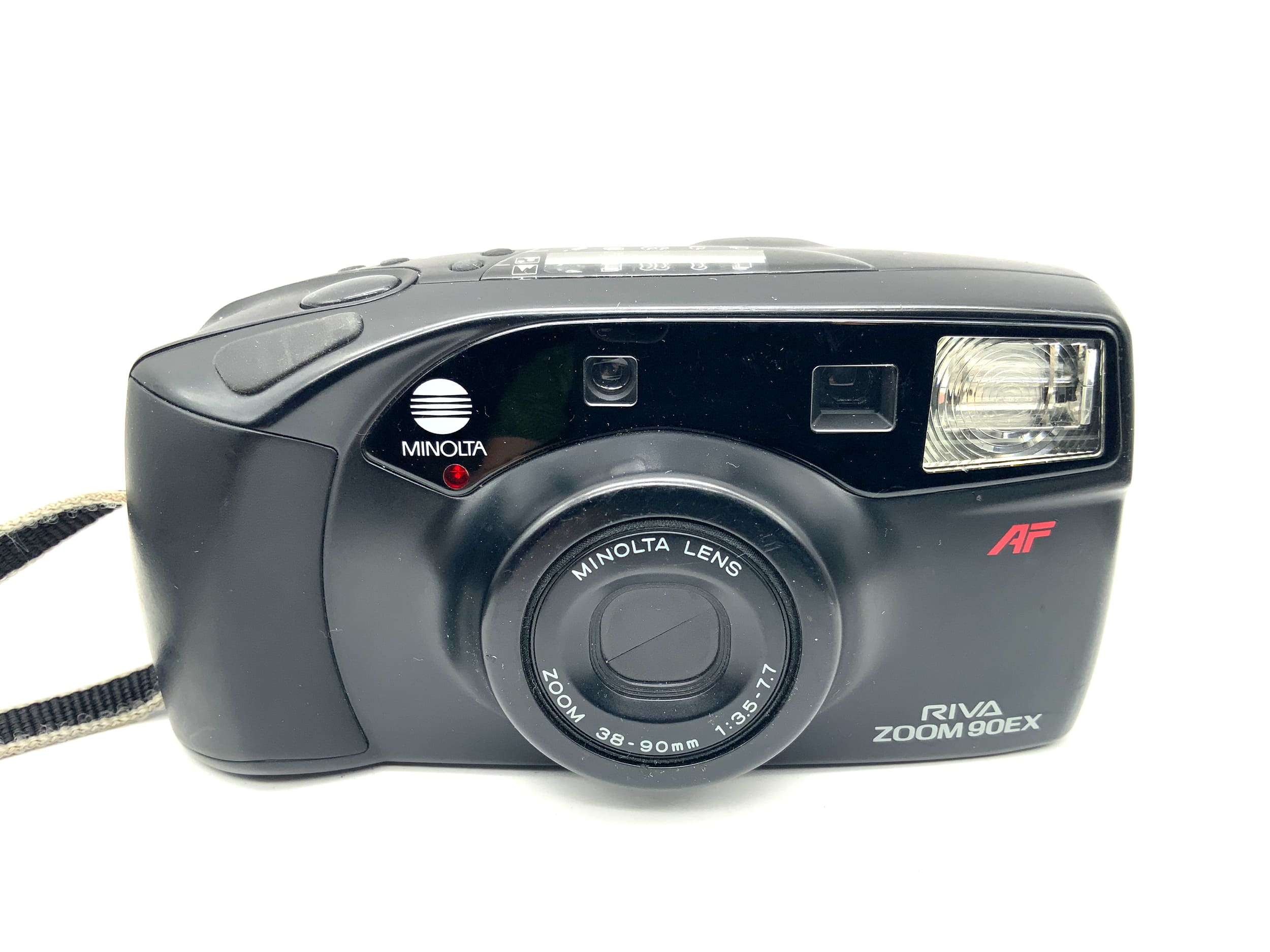 Minolta Riva Zoom 90 EX Point&amp;Shoot with 1:3.5-7.7 f=38-90mm analog camera