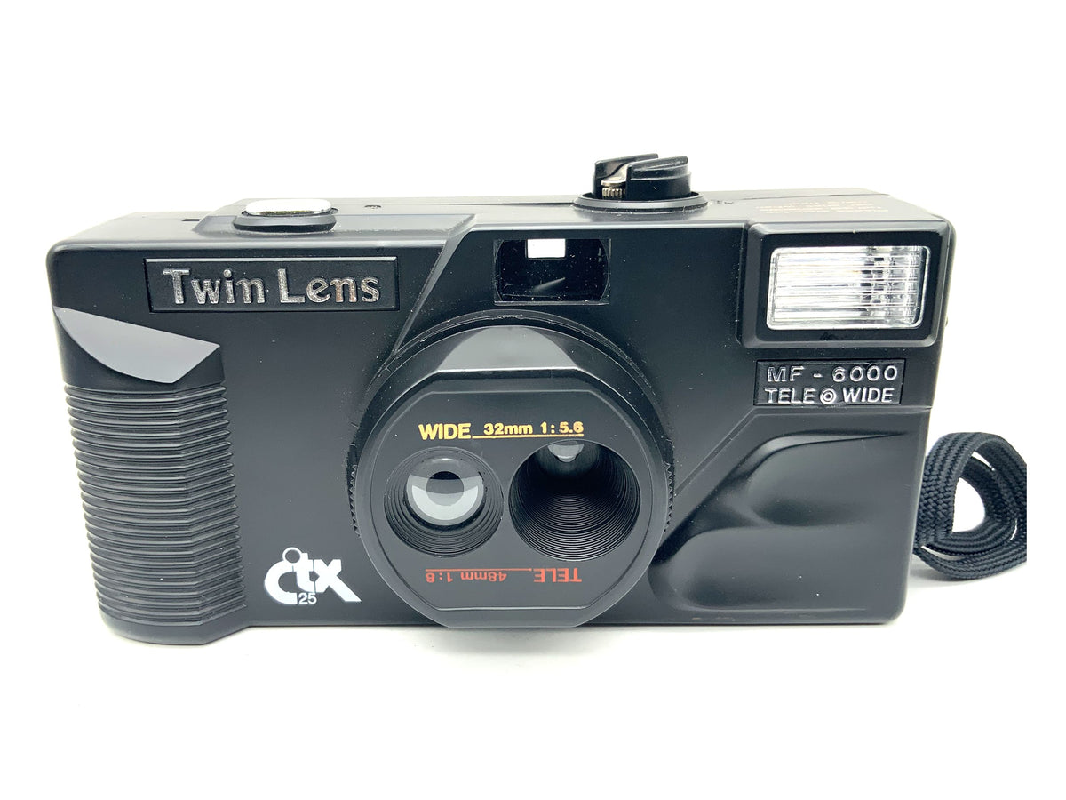 Appareil photo compact analogique CTX Twin Lens MF-6000 avec objectif 32/48 mm