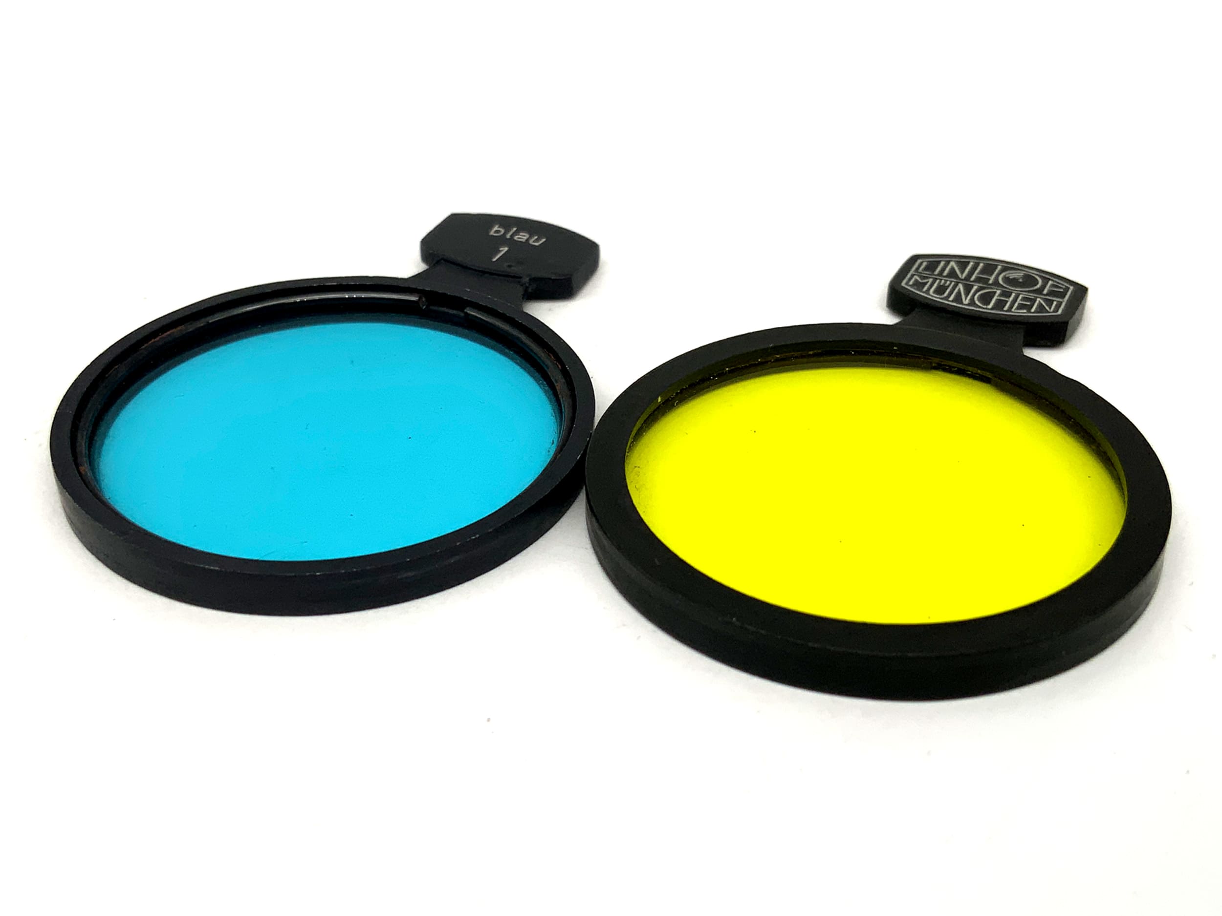 Linhof Munich color filter blue/blue 1 yellow/yellow 1 filter insert filter